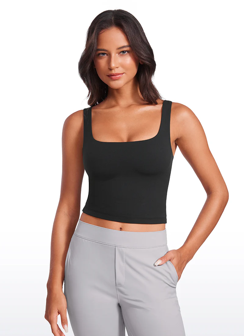 Butterluxe Double Lined Square Neck Tank - Image 5