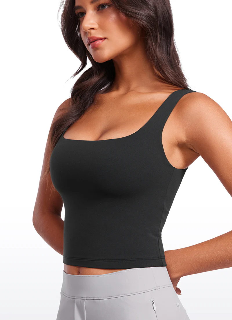 Butterluxe Double Lined Square Neck Tank - Image 8