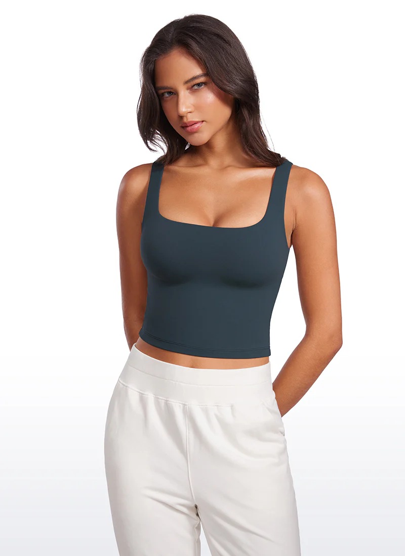 Butterluxe Double Lined Square Neck Tank - Image 9