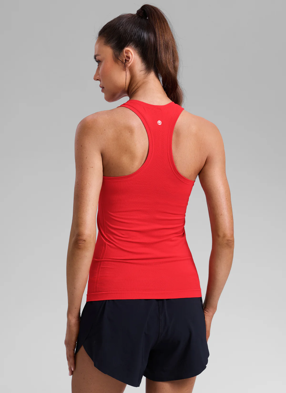 Seamless Racerback High Crewneck Hip Tank - Image 27