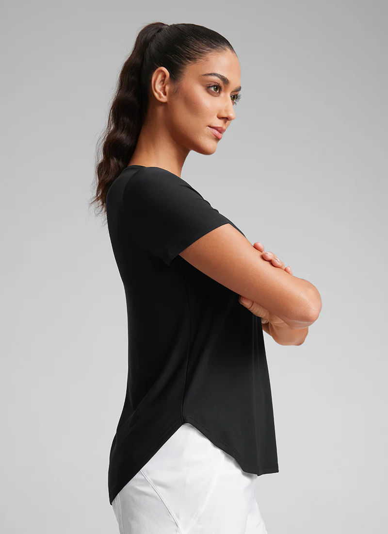 Cloudweight Crewneck Side Slit Short Sleeve - Image 8