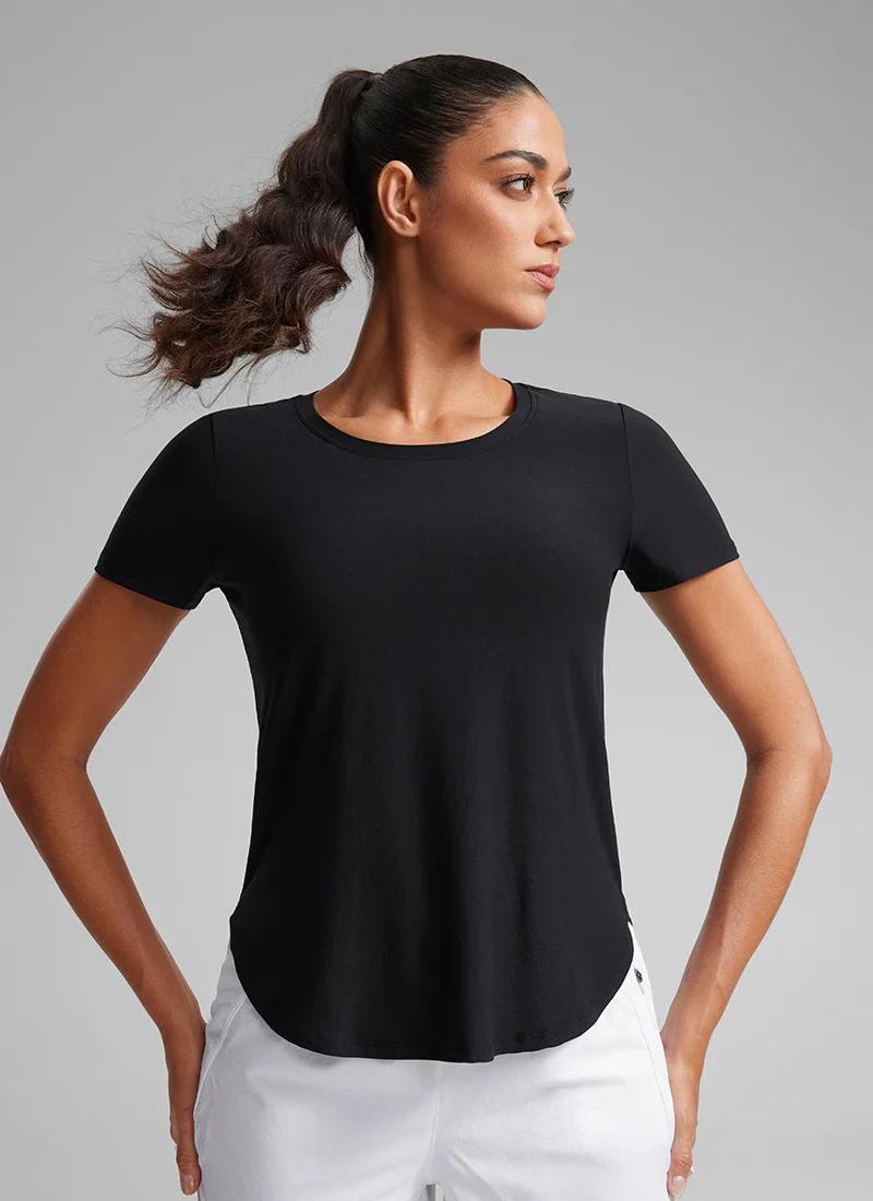 Cloudweight Crewneck Side Slit Short Sleeve - Image 9