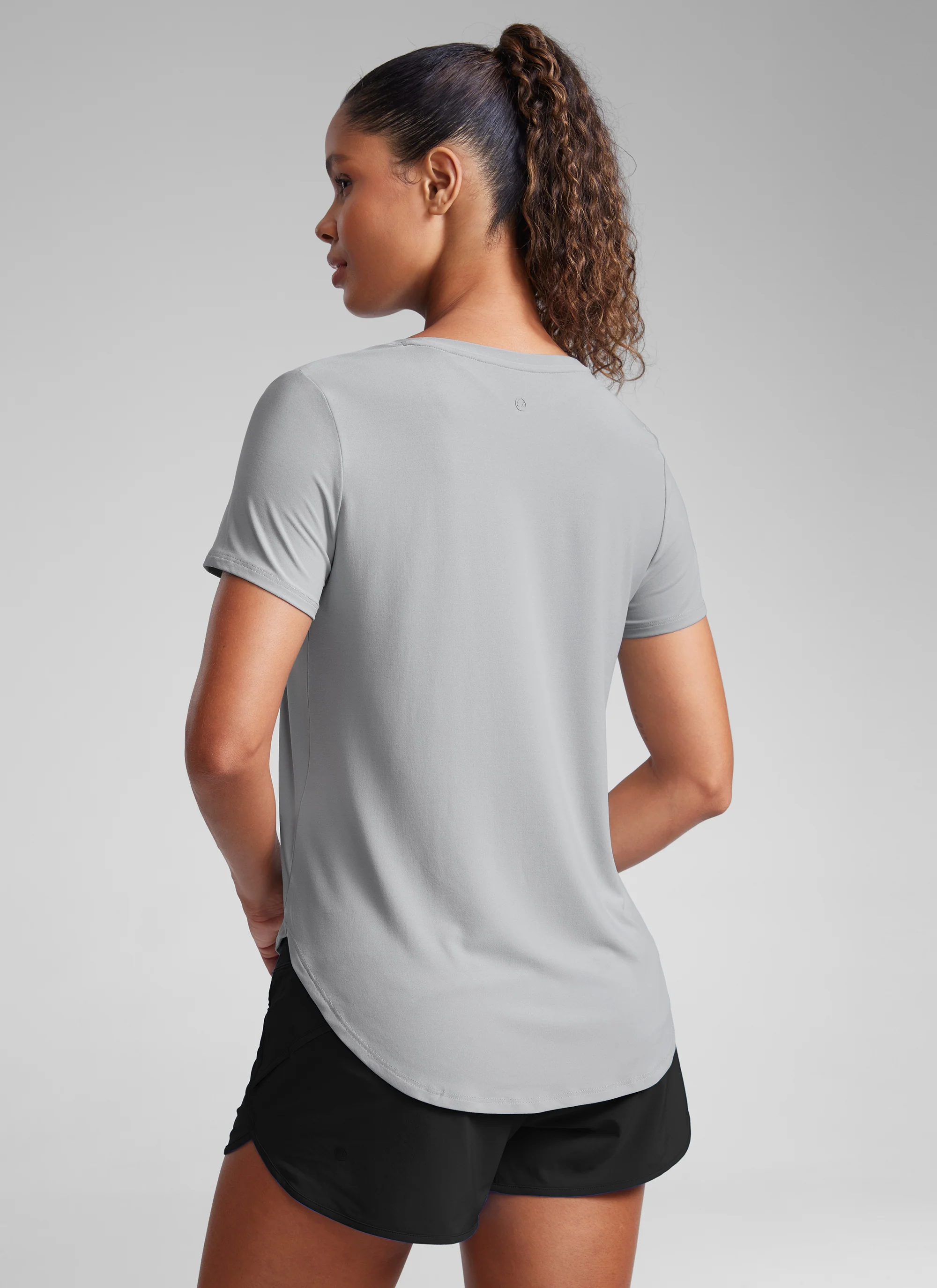 Cloudweight Crewneck Side Slit Short Sleeve - Image 2