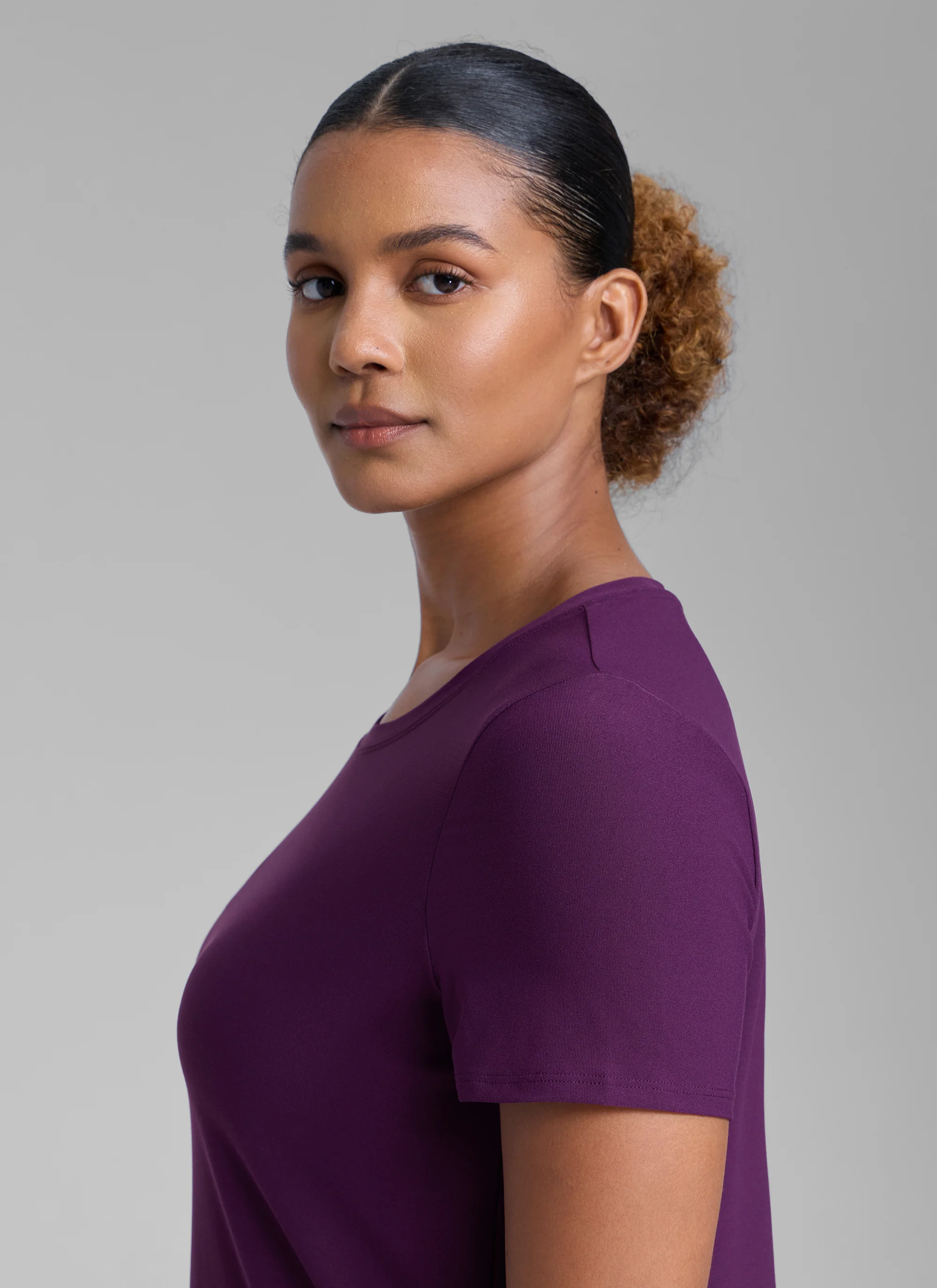Cloudweight Crewneck Side Slit Short Sleeve - Image 9