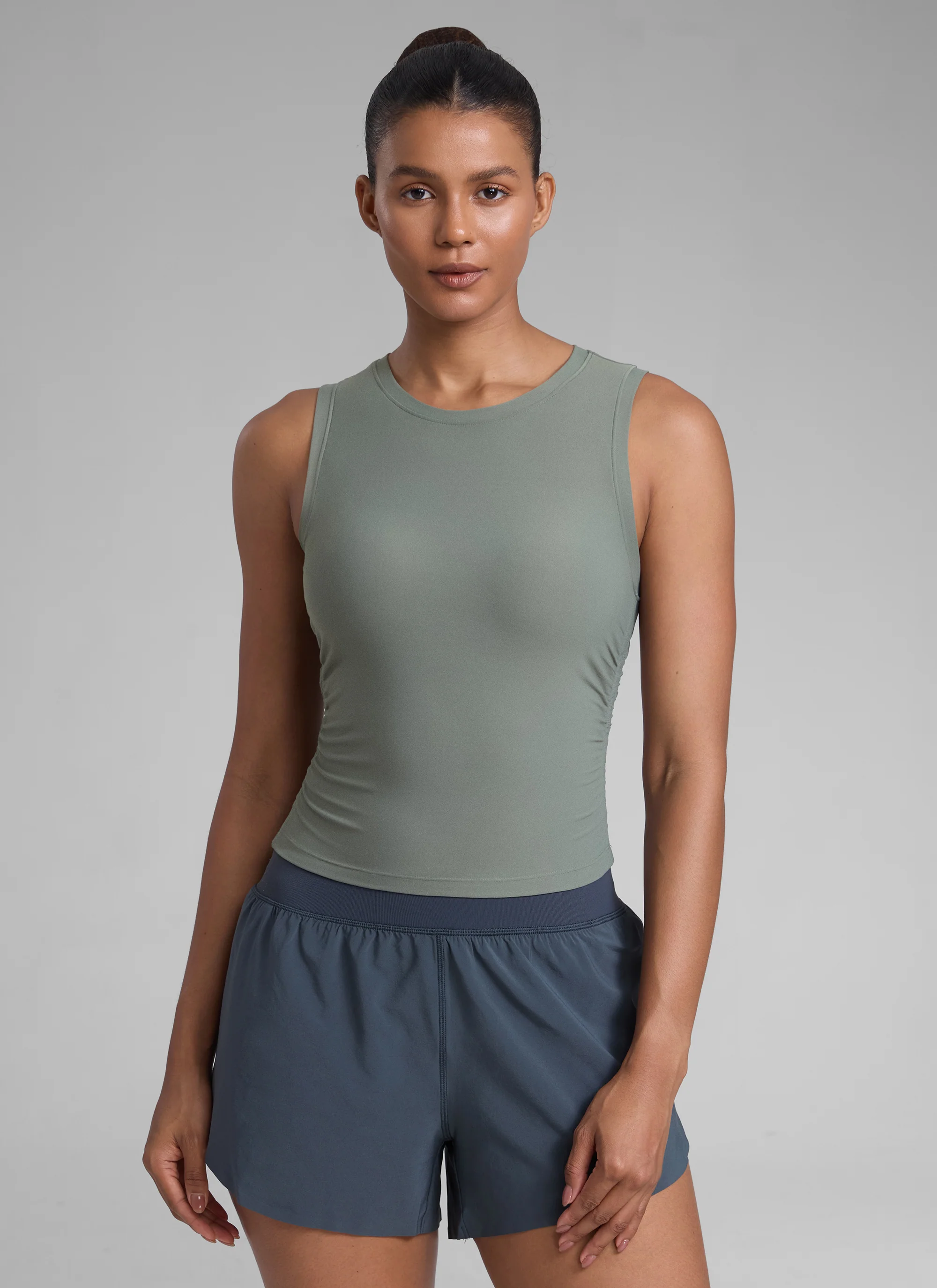 Cloudweight High Neck Ruched Tank - Image 25