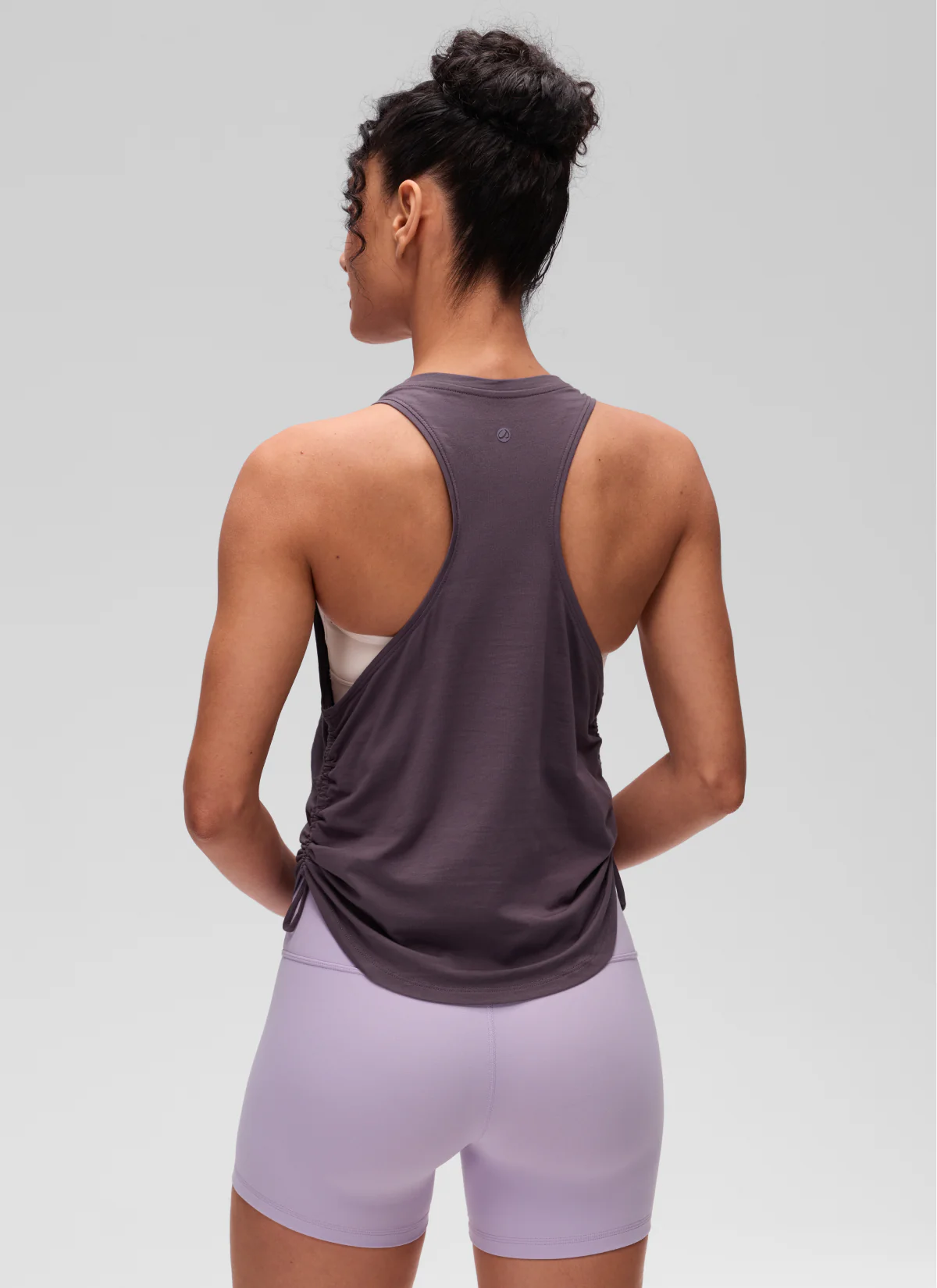Pima Cotton Racerback Ruched Side Tank - Image 24