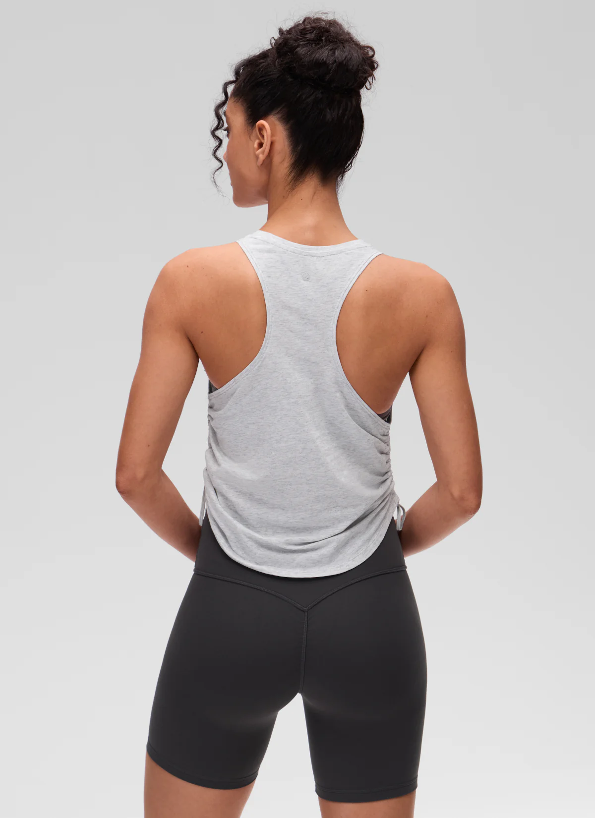 Pima Cotton Racerback Ruched Side Tank - Image 28