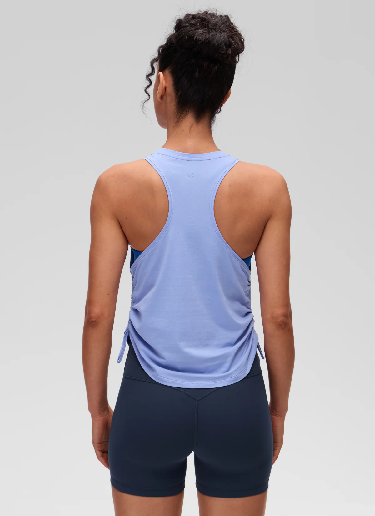 Pima Cotton Racerback Ruched Side Tank - Image 33