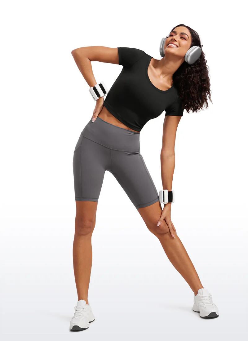 Butterluxe Scoop Neck Cropped Short Sleeves - Image 7