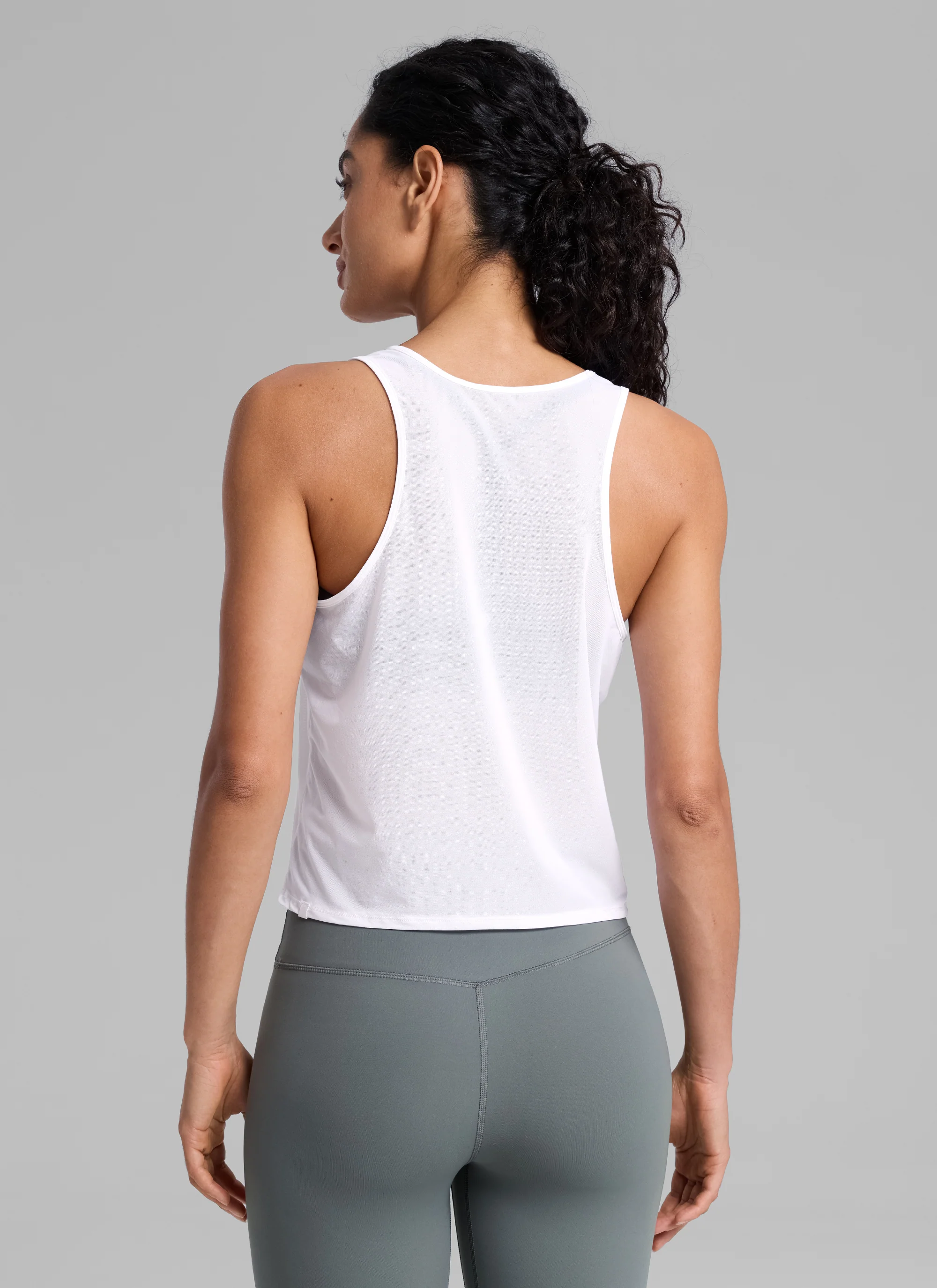 Mesh Relaxed Fit Workout Breathable Tank - Image 10
