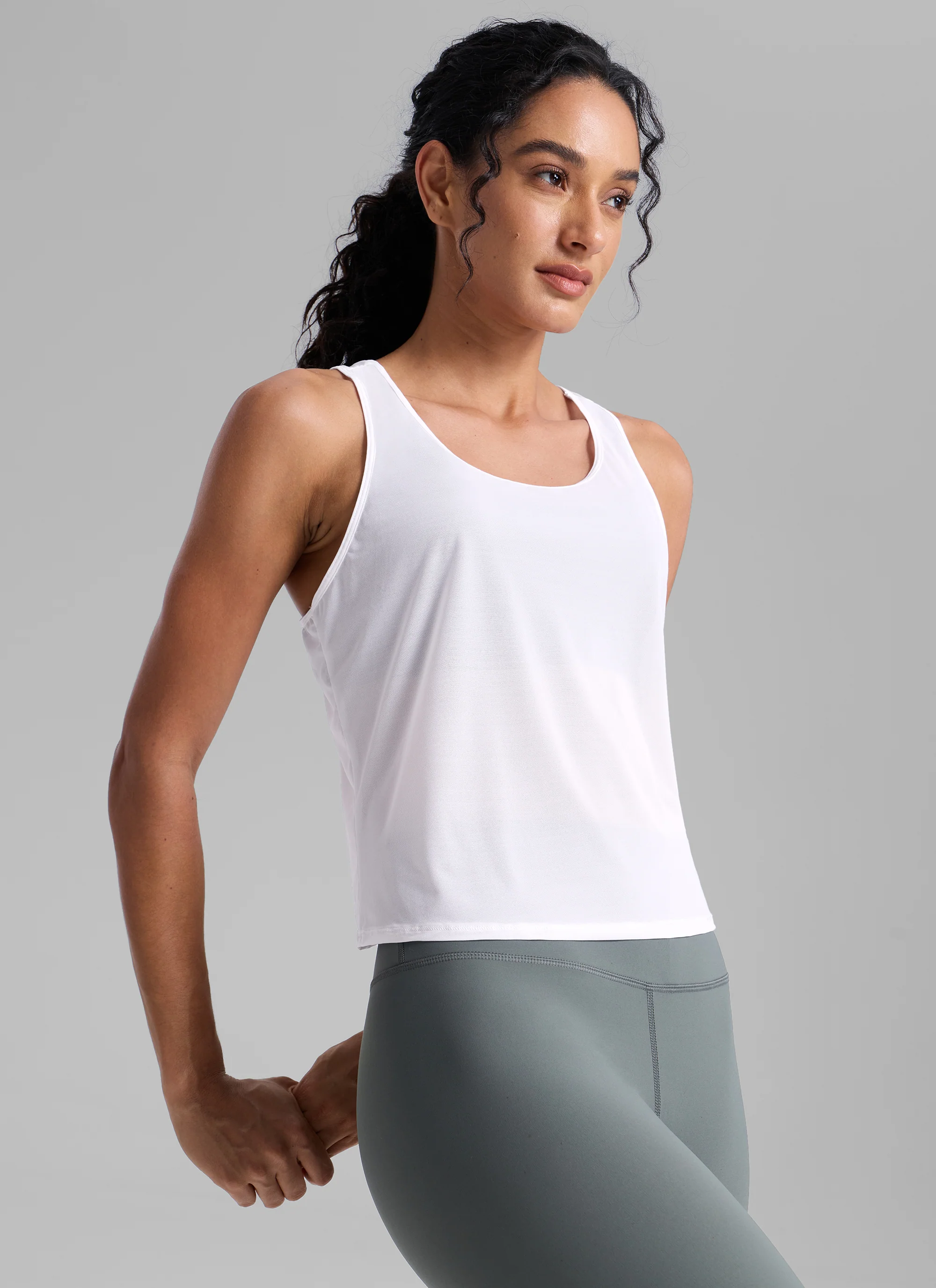 Mesh Relaxed Fit Workout Breathable Tank - Image 12