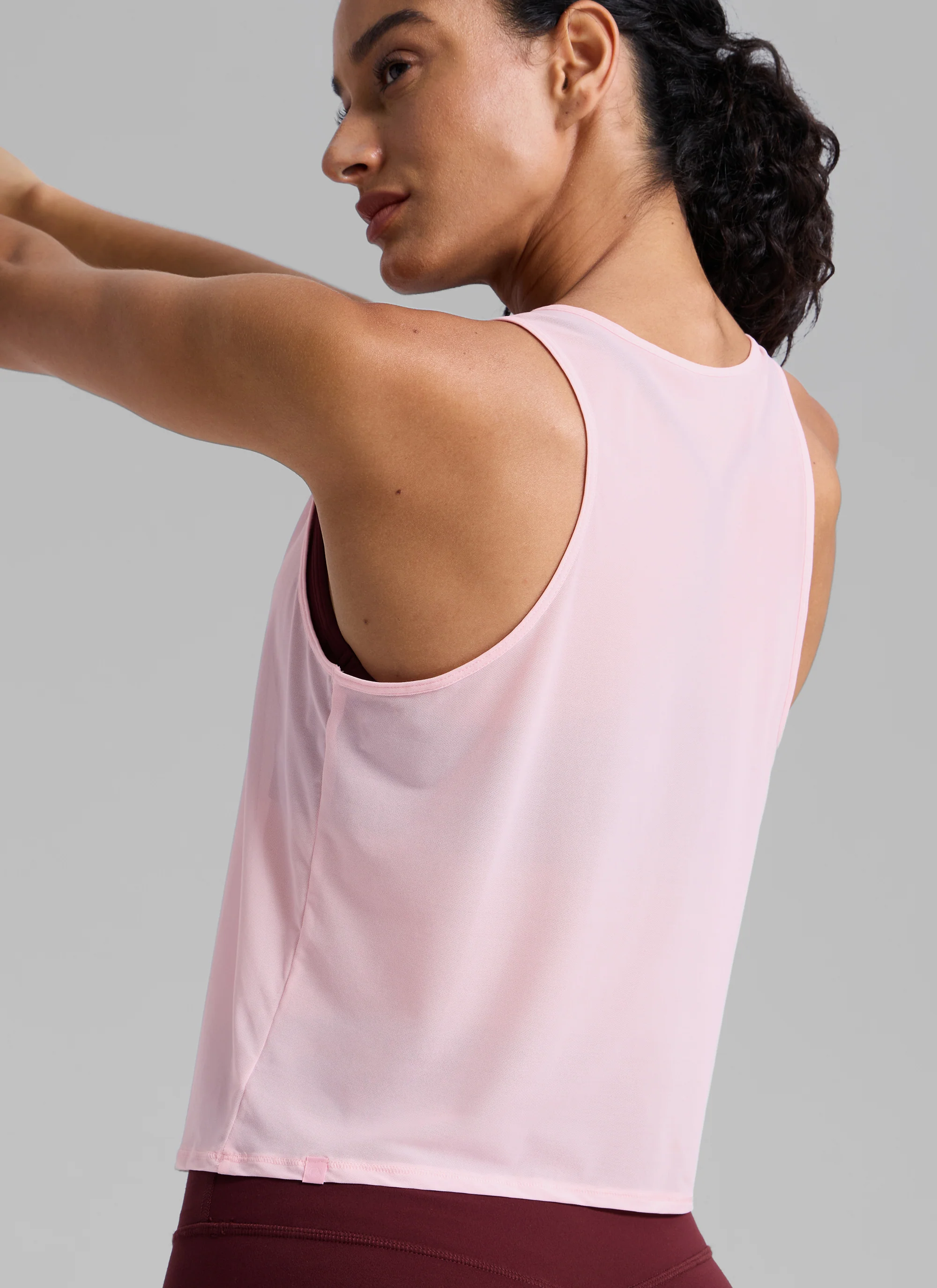 Mesh Relaxed Fit Workout Breathable Tank - Image 28