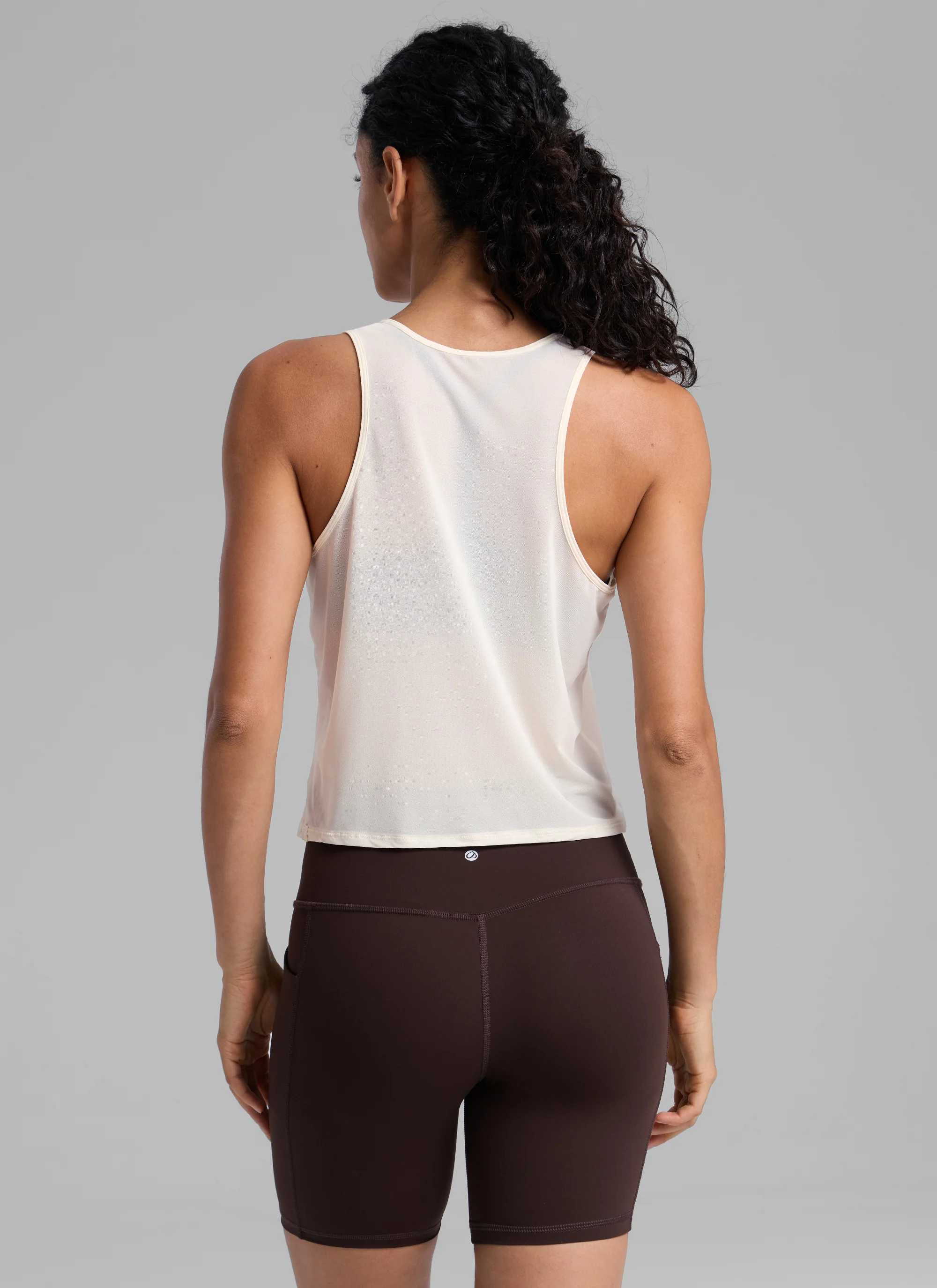 Mesh Relaxed Fit Workout Breathable Tank - Image 34