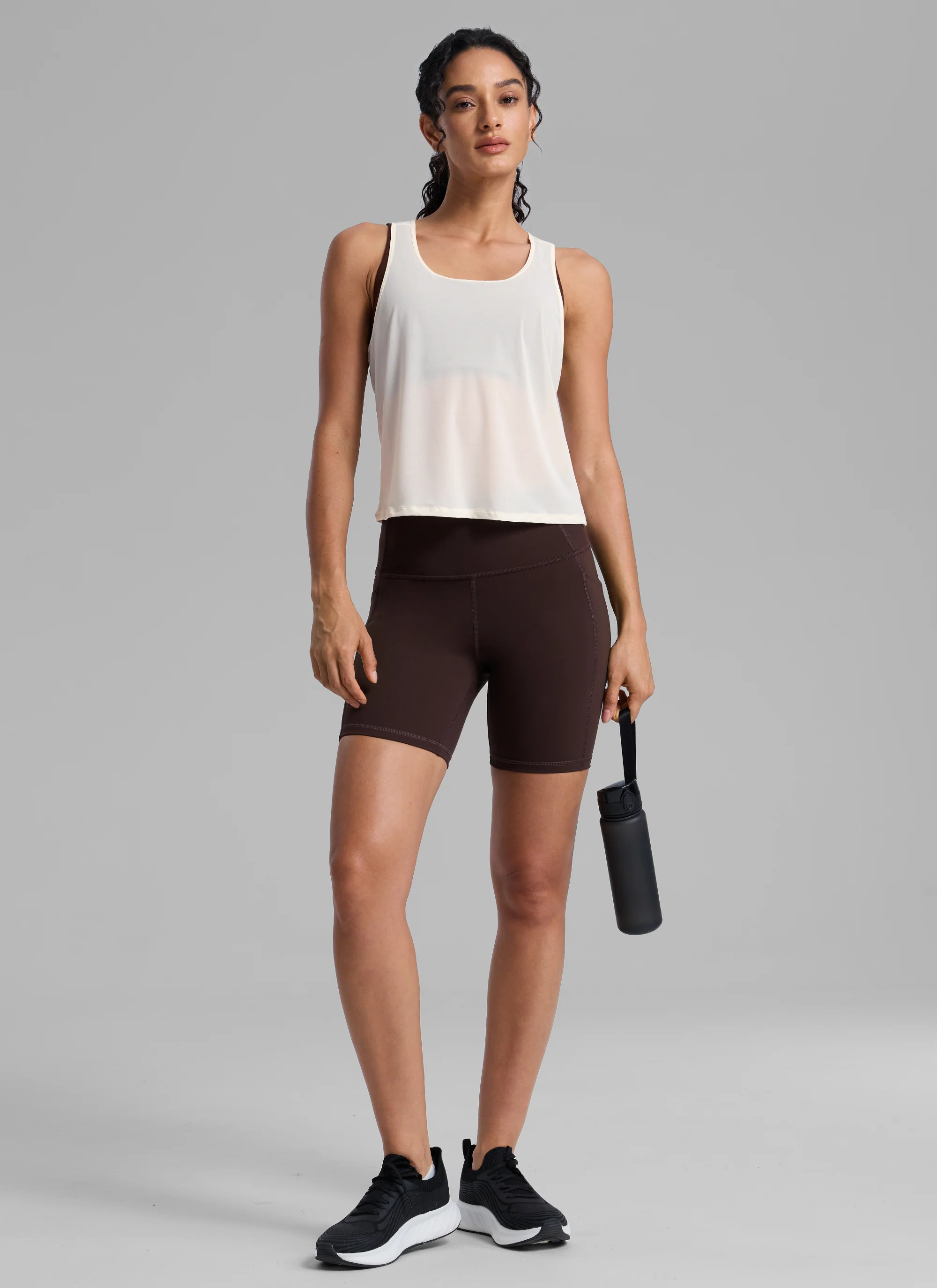 Mesh Relaxed Fit Workout Breathable Tank - Image 35