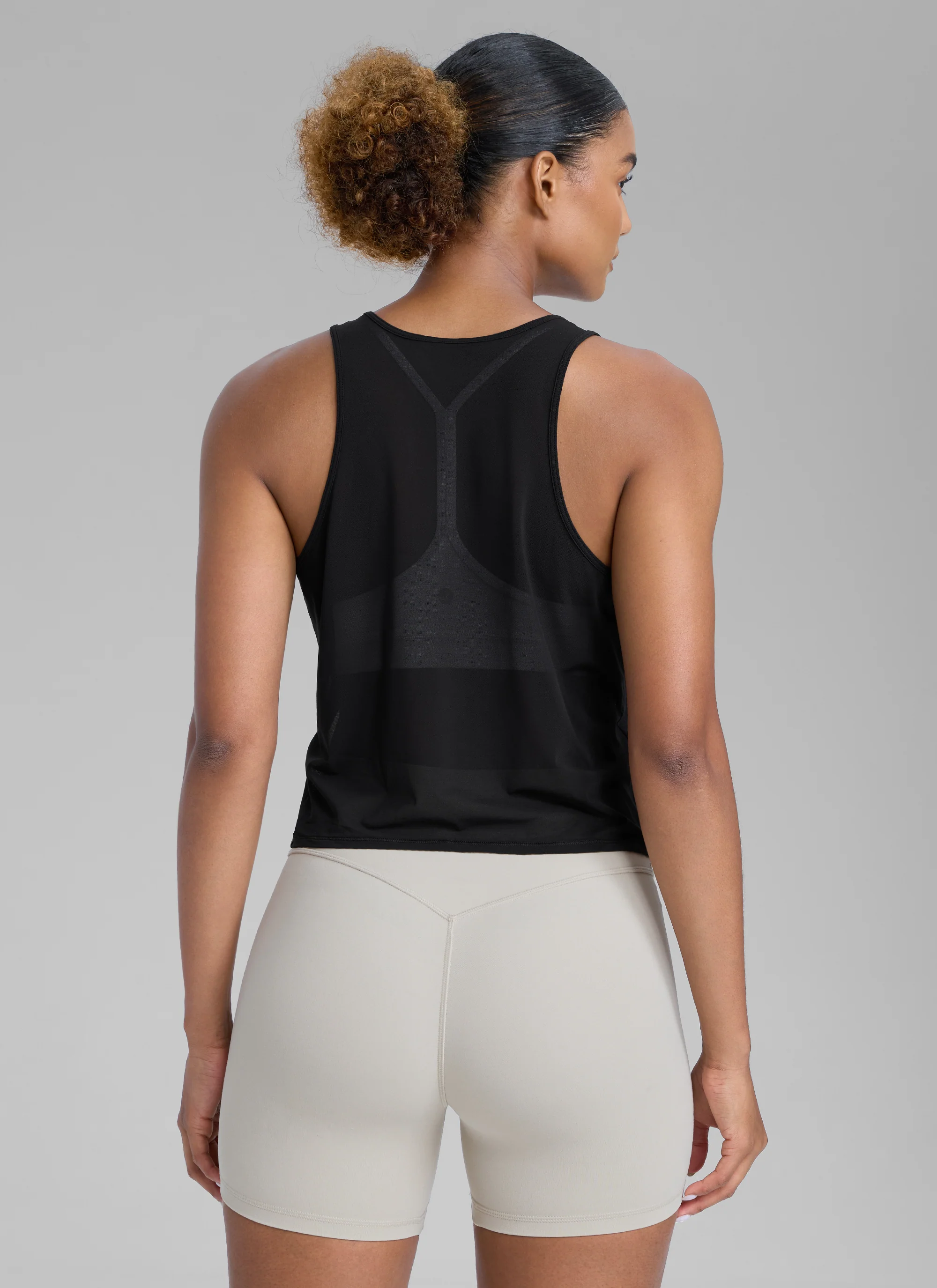 Mesh Relaxed Fit Workout Breathable Tank - Image 6