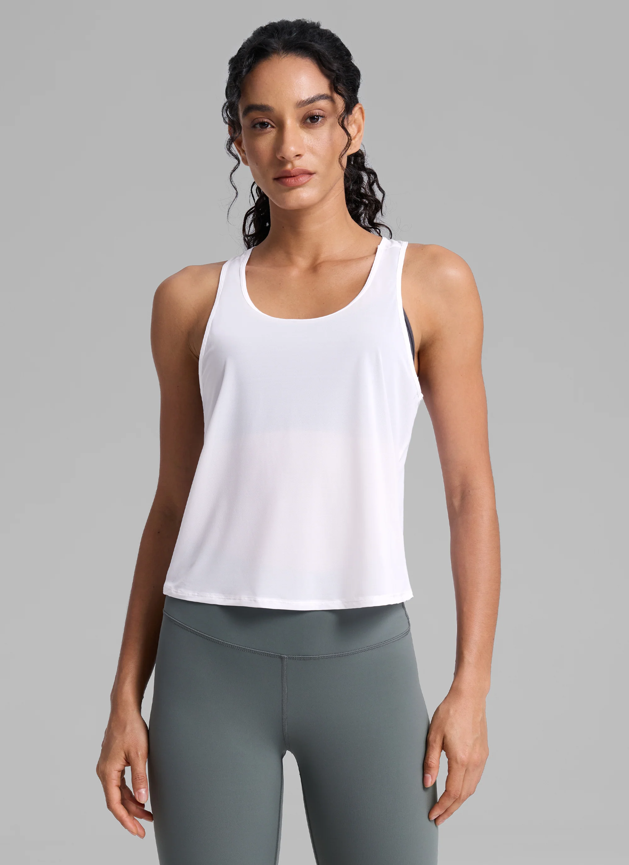 Mesh Relaxed Fit Workout Breathable Tank - Image 9