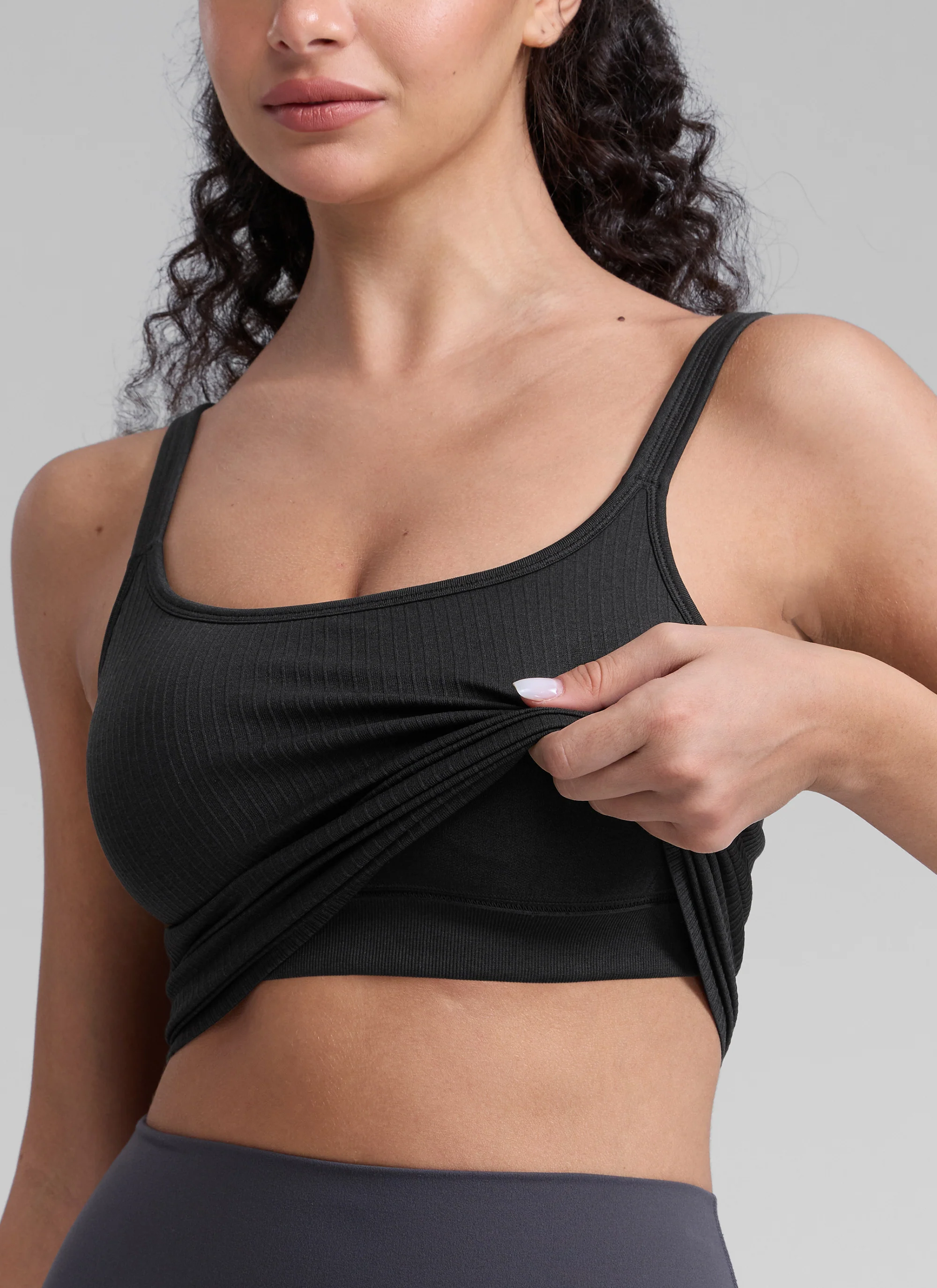 Seamless U Back Built in Bra Tank - Image 10