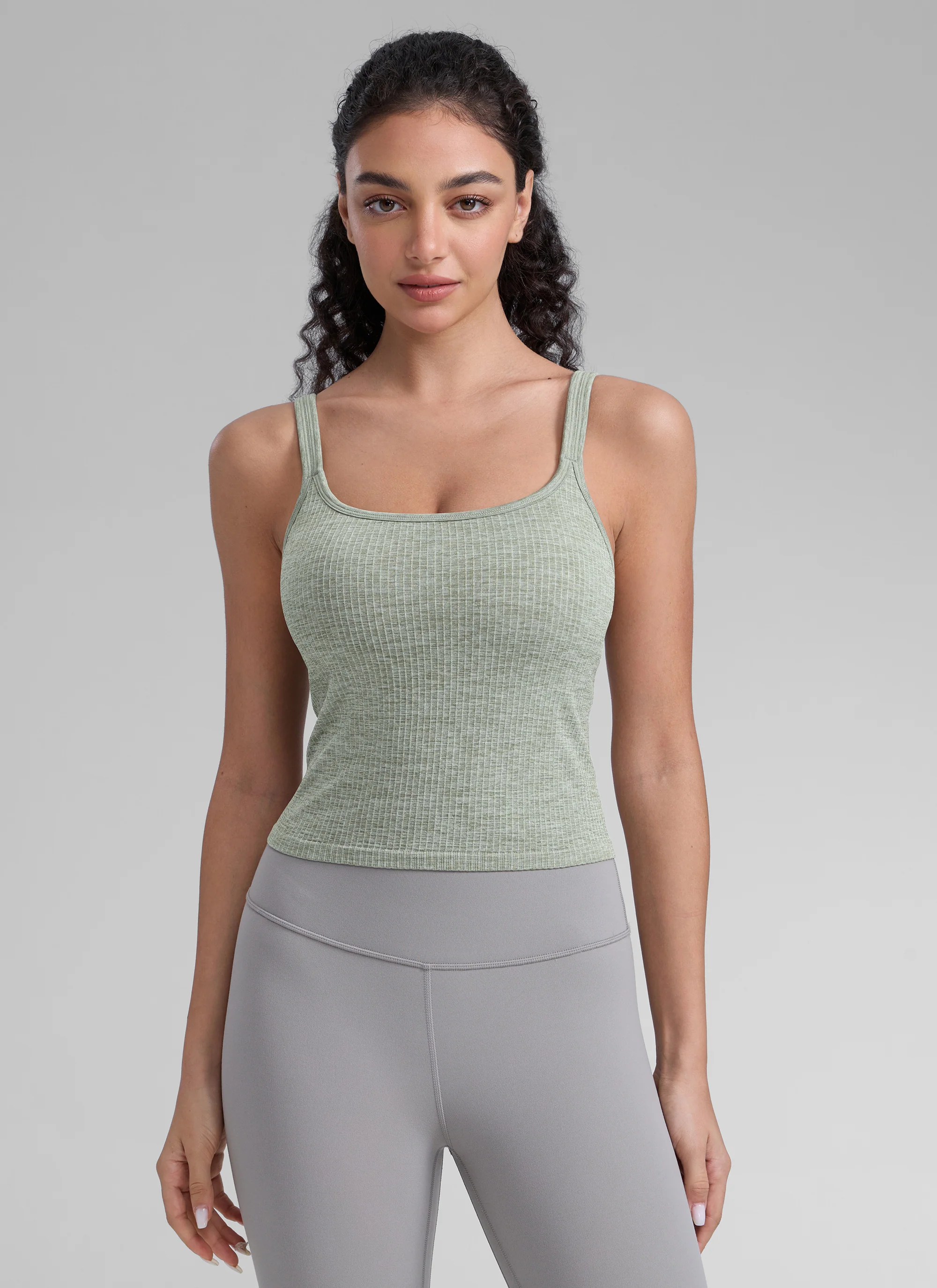 Seamless U Back Built in Bra Tank - Image 13