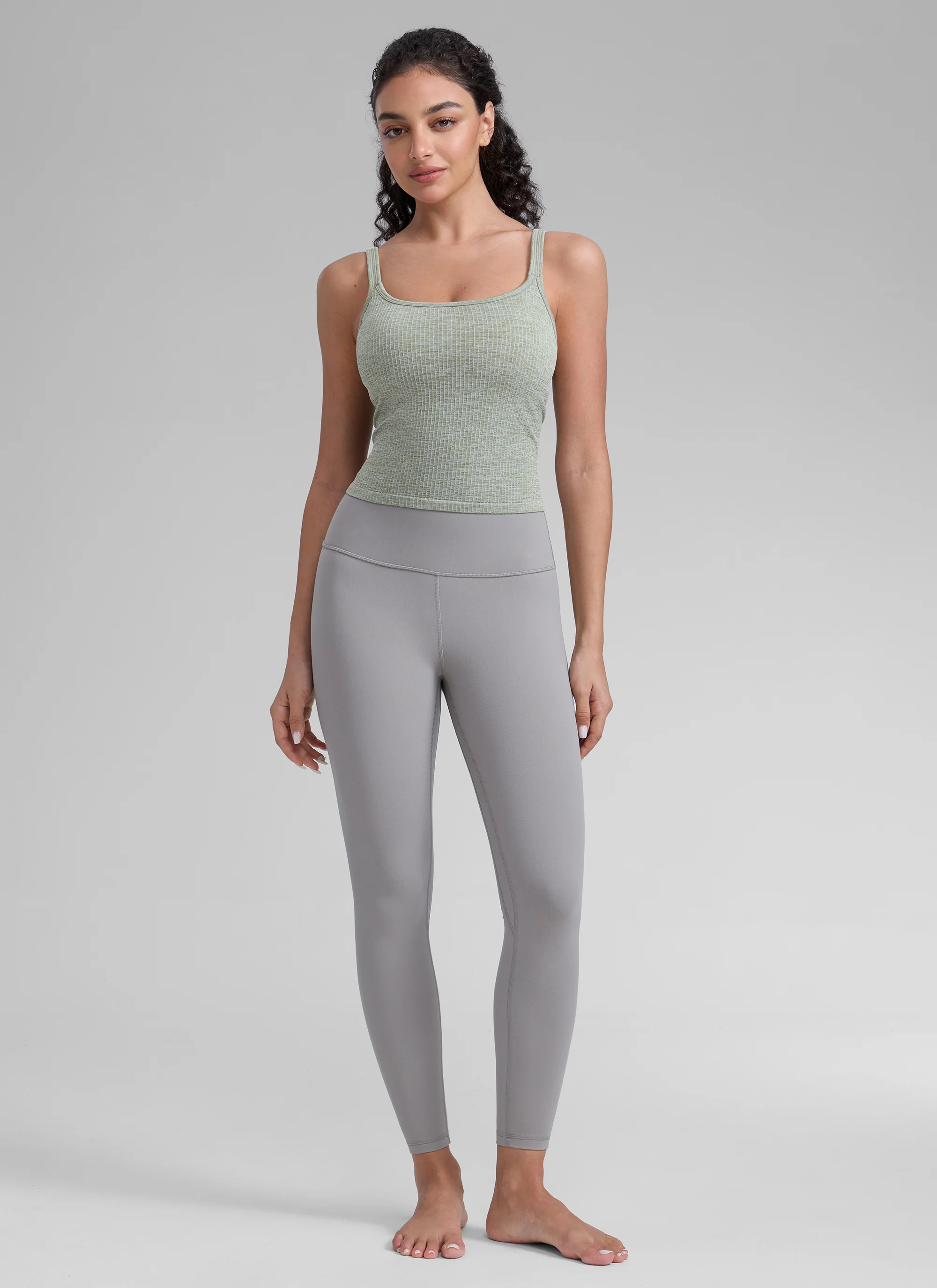 Seamless U Back Built in Bra Tank - Image 17