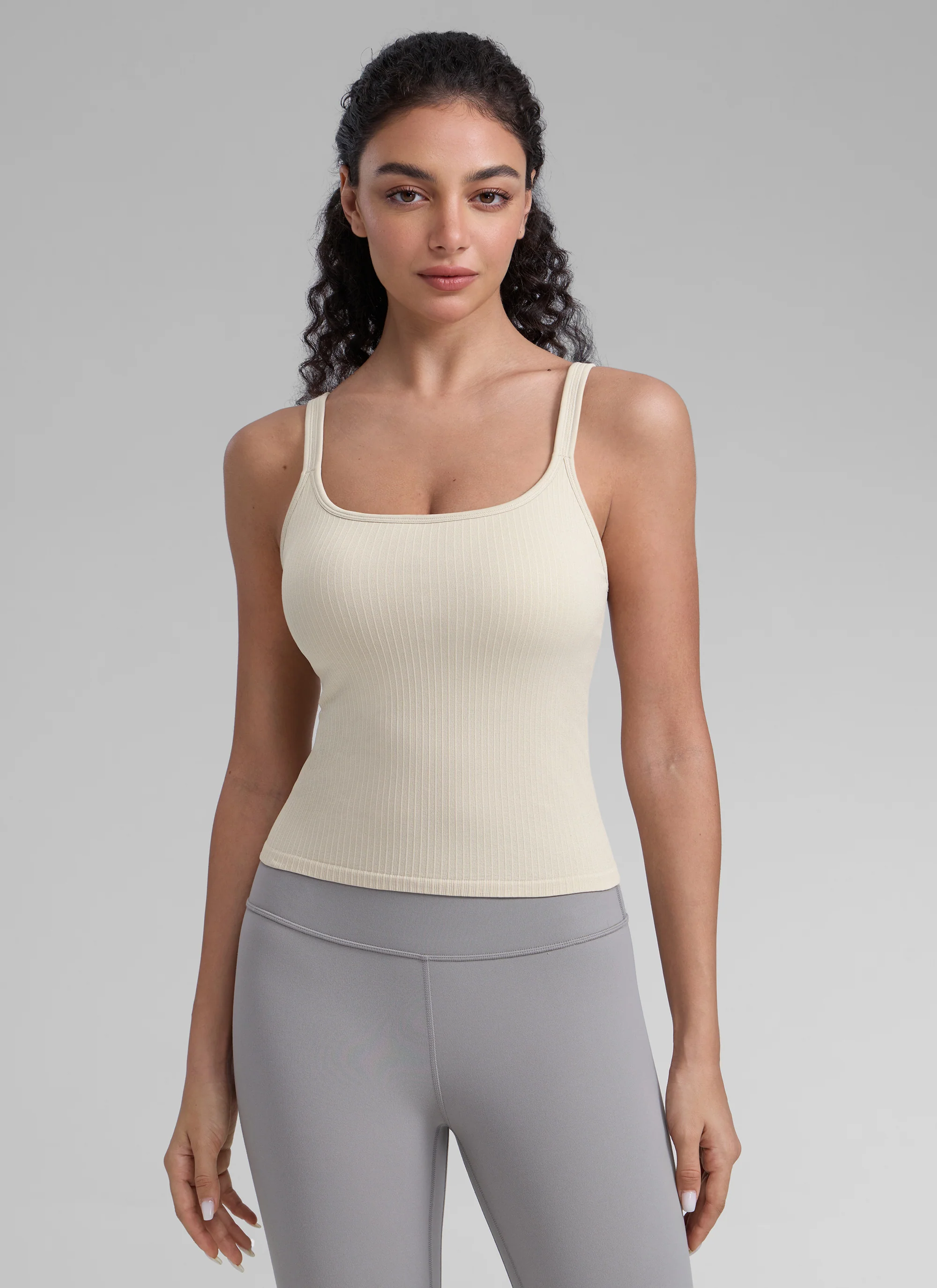Seamless U Back Built in Bra Tank - Image 19