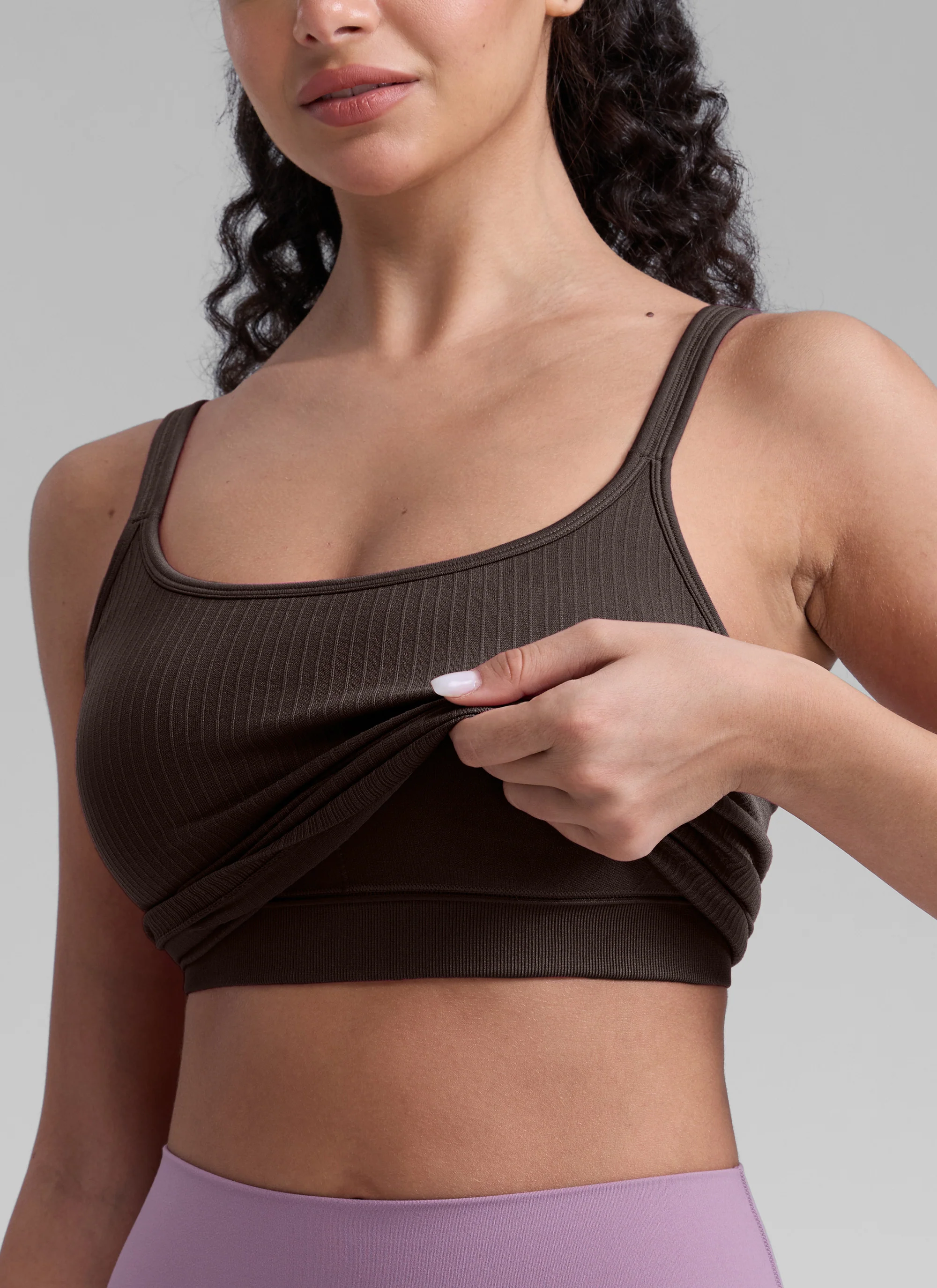 Seamless U Back Built in Bra Tank - Image 32