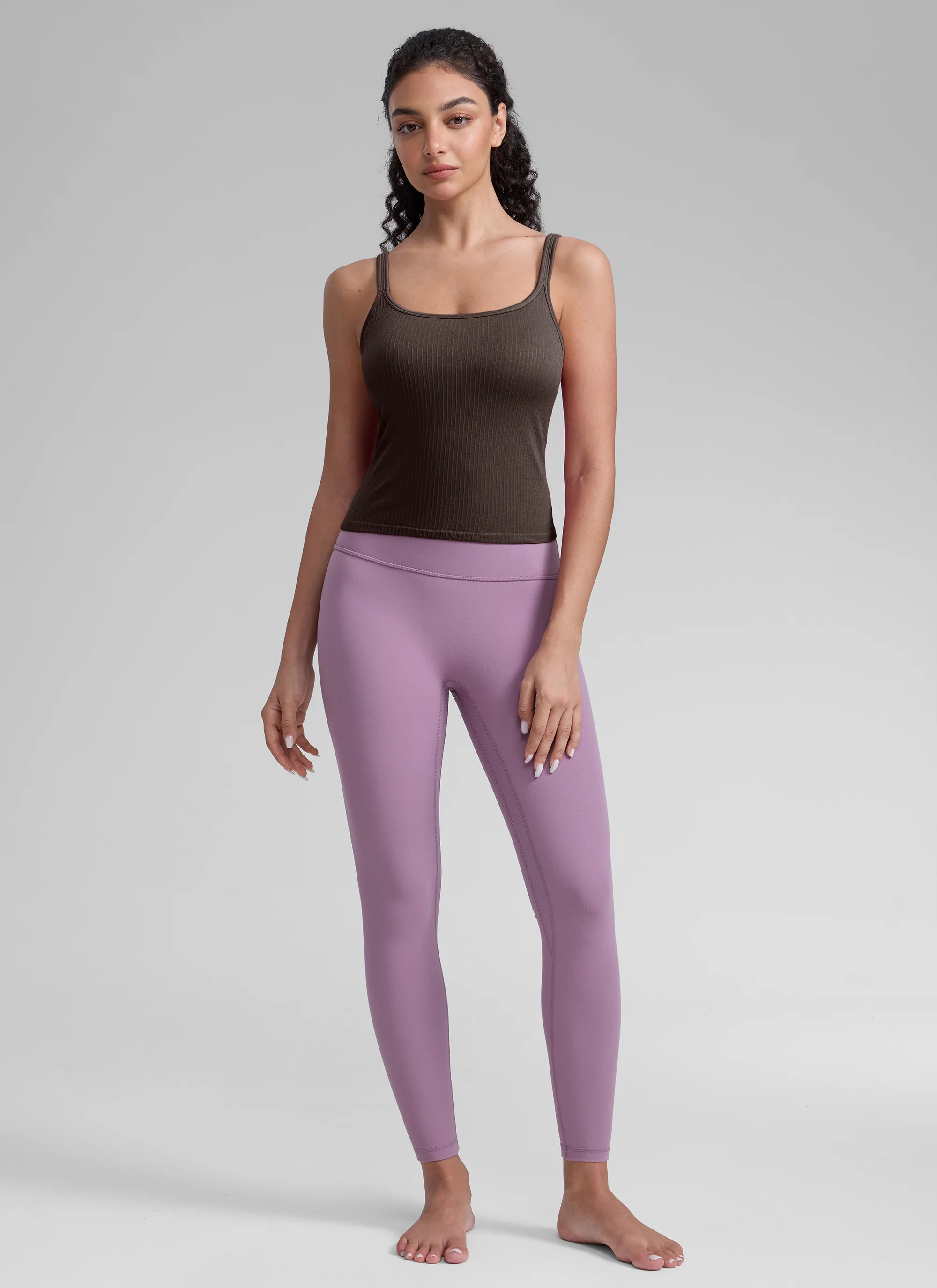 Seamless U Back Built in Bra Tank - Image 33