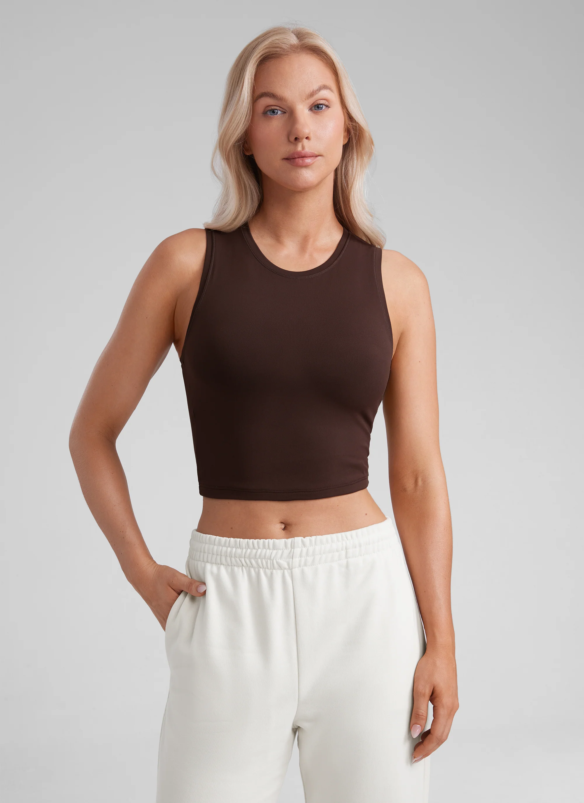 Butterluxe Soft Double Lined High Neck Tank - Image 13