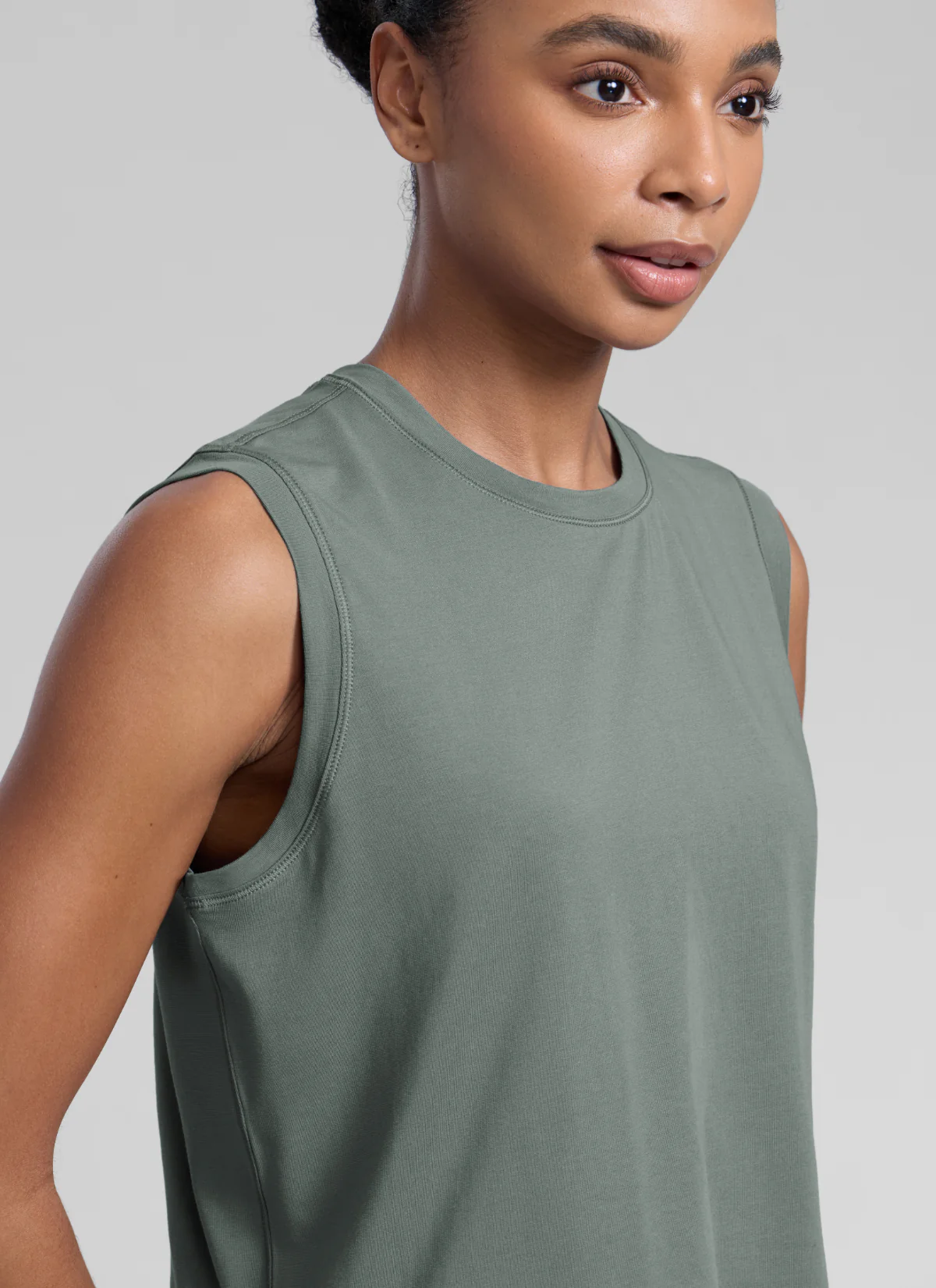Poly Cotton-Blend Muscle Tank - Image 19
