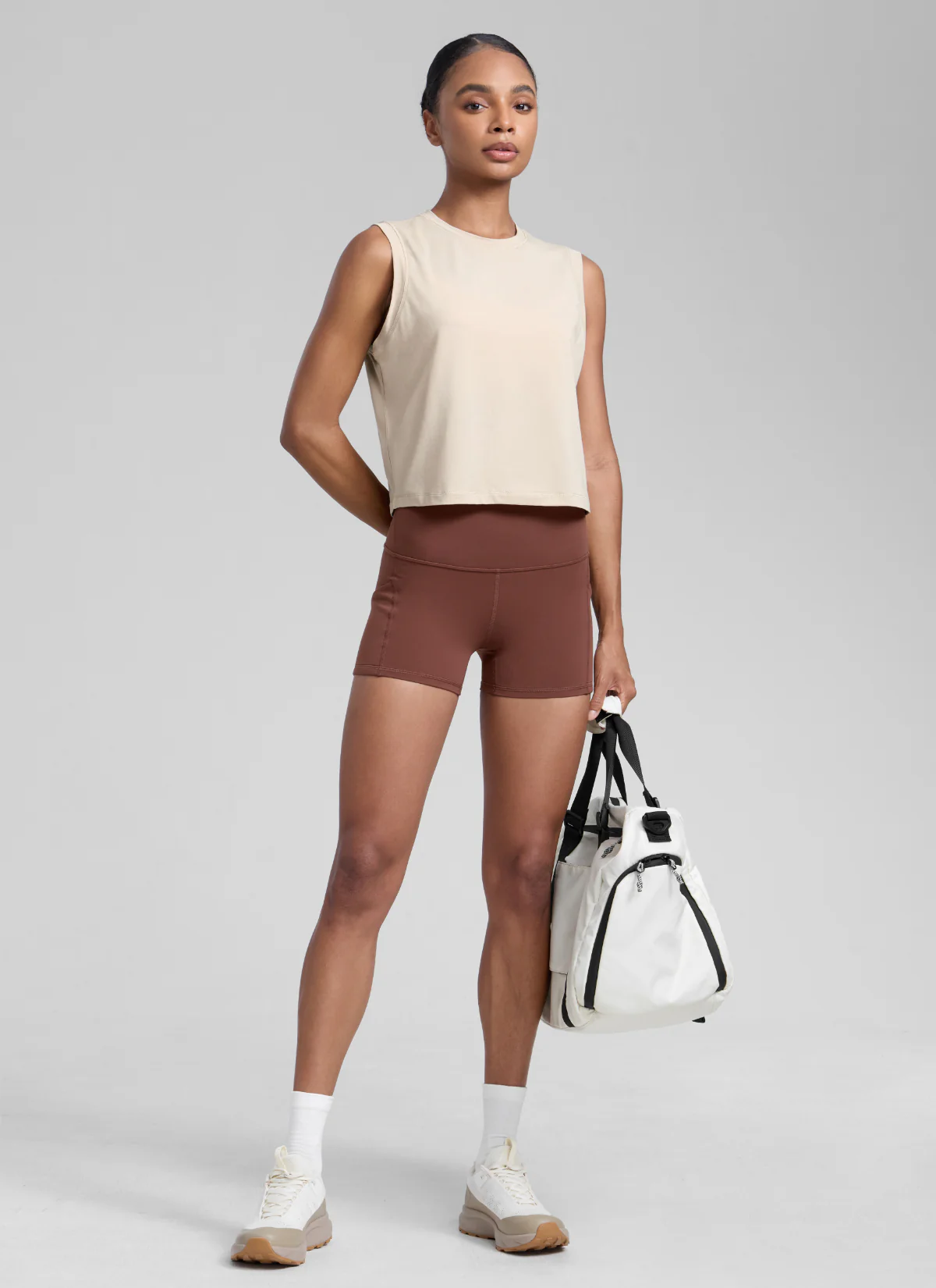 Poly Cotton-Blend Muscle Tank - Image 3