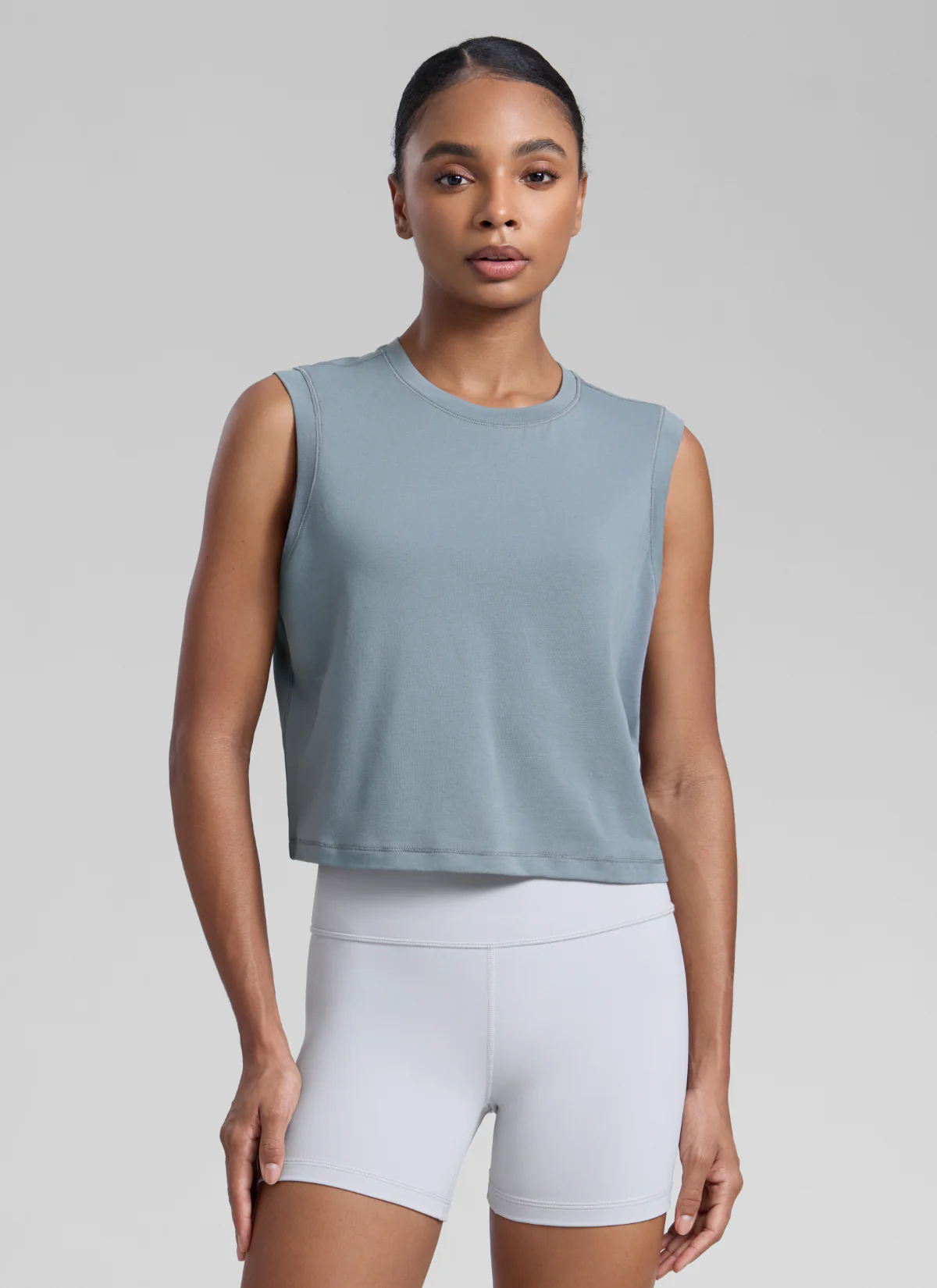 Poly Cotton-Blend Muscle Tank - Image 31