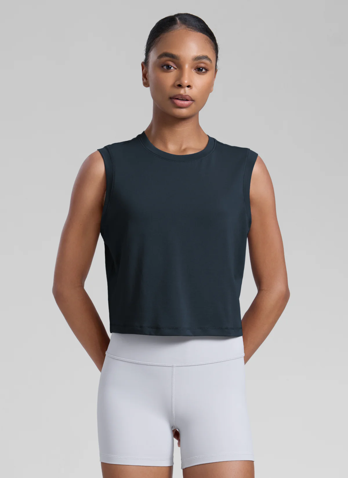 Poly Cotton-Blend Muscle Tank - Image 36