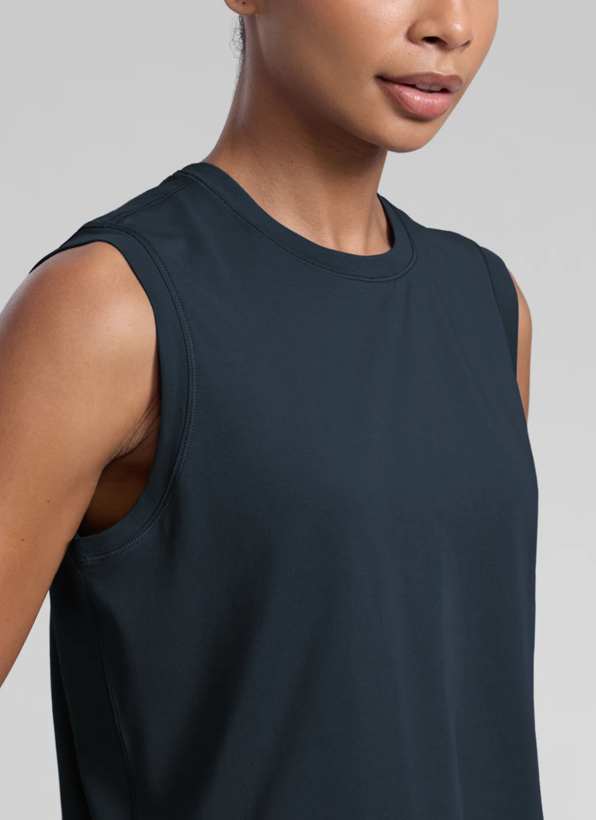 Poly Cotton-Blend Muscle Tank - Image 39
