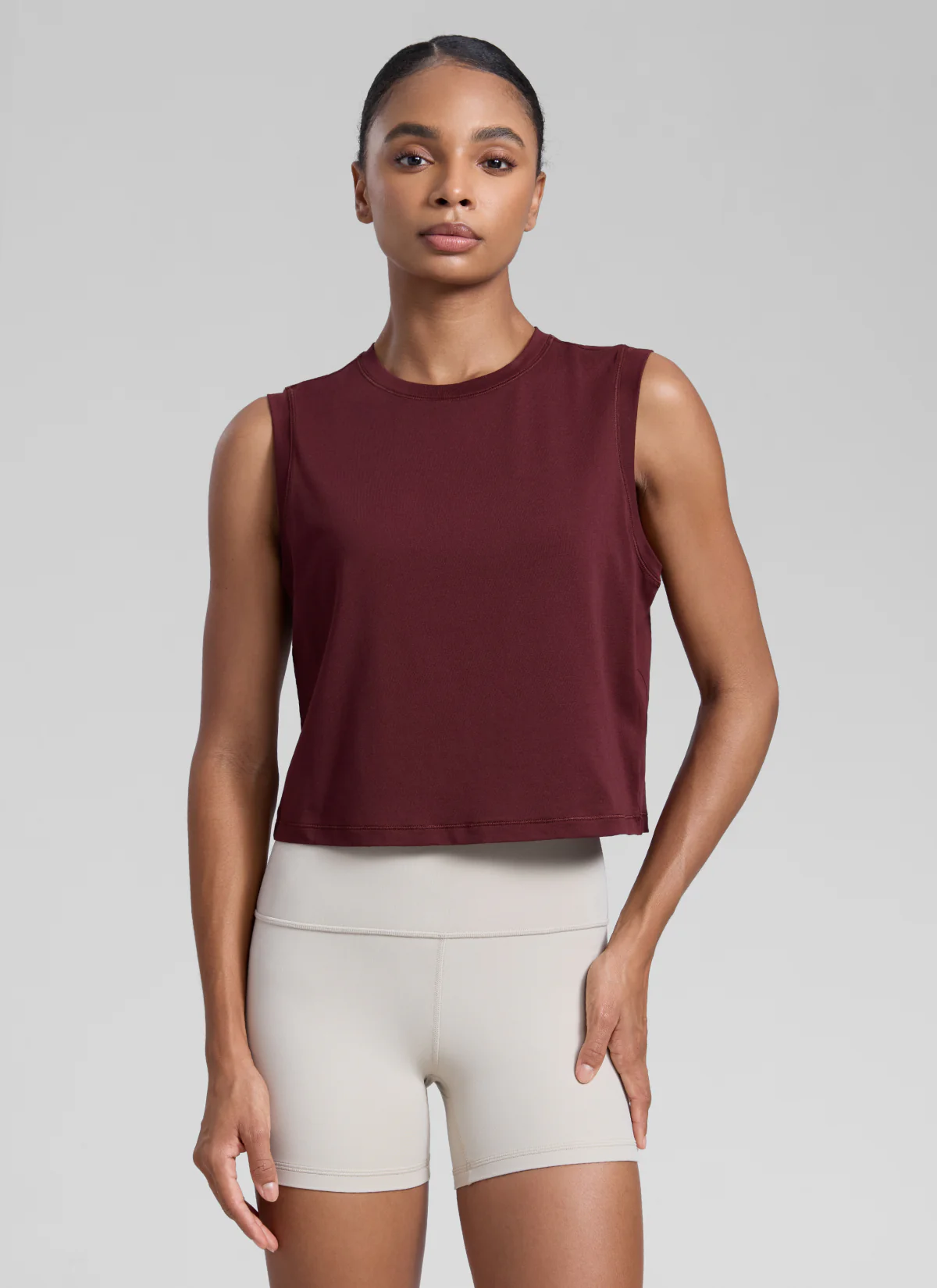 Poly Cotton-Blend Muscle Tank - Image 41