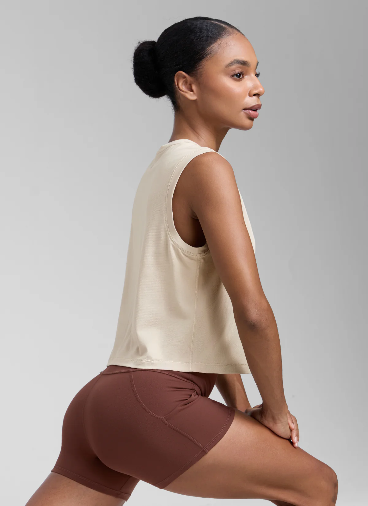 Poly Cotton-Blend Muscle Tank - Image 5