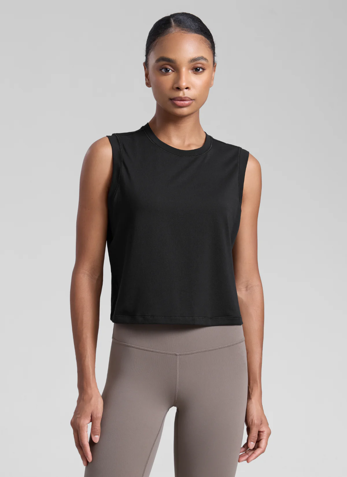 Poly Cotton-Blend Muscle Tank - Image 6