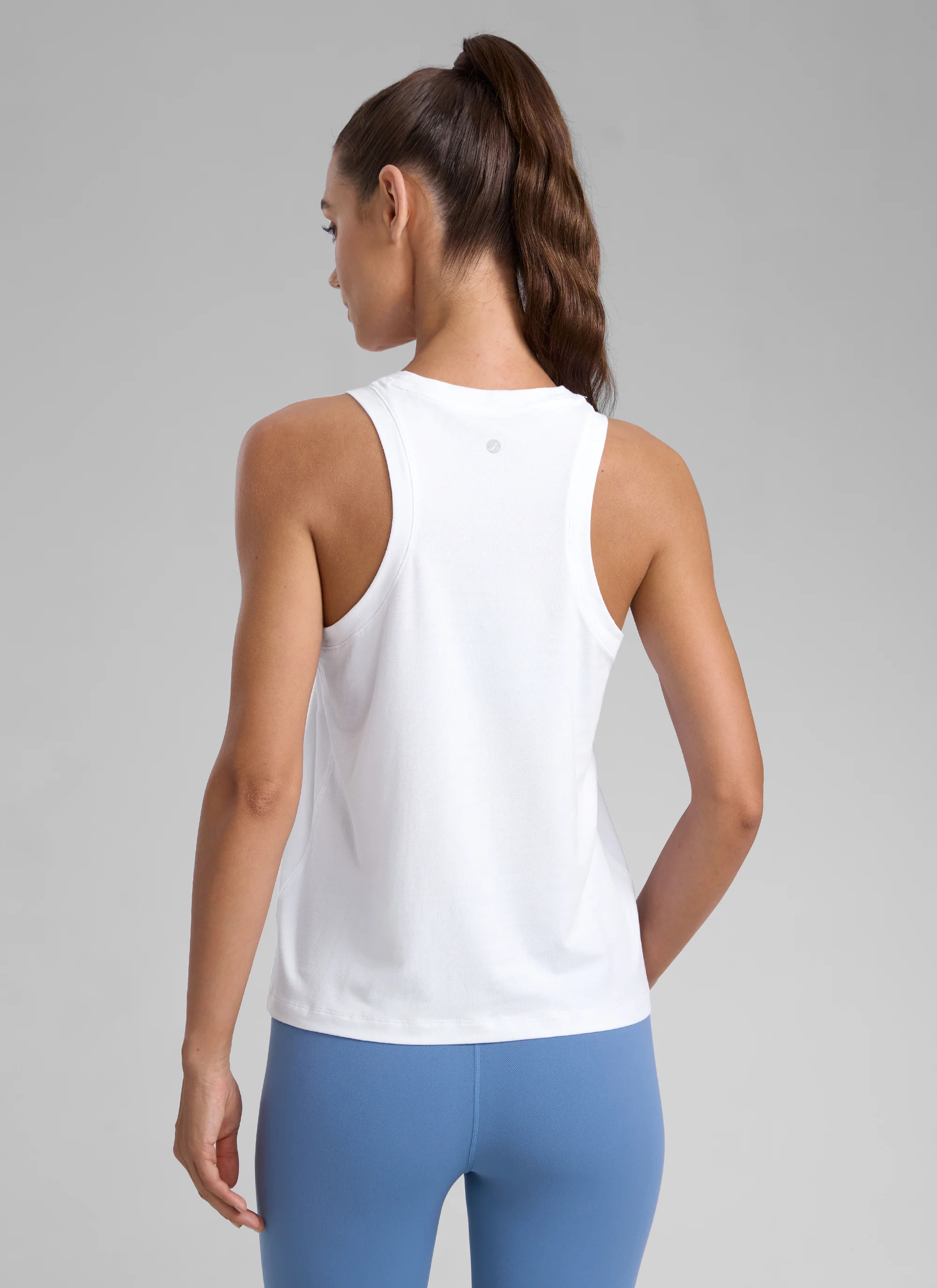 Poly Cotton-Blend Racerback Tank - Image 11