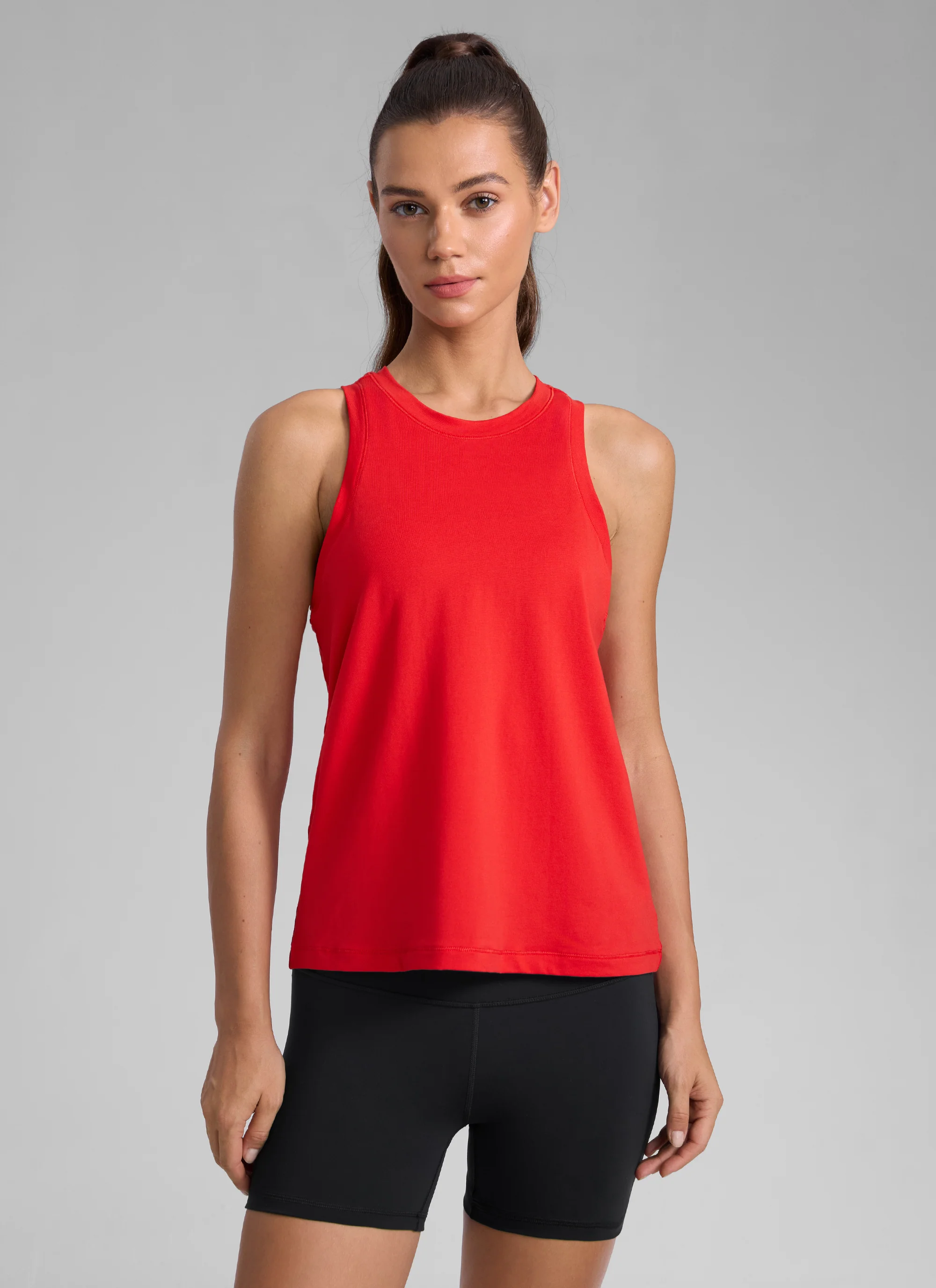 Poly Cotton-Blend Racerback Tank - Image 27