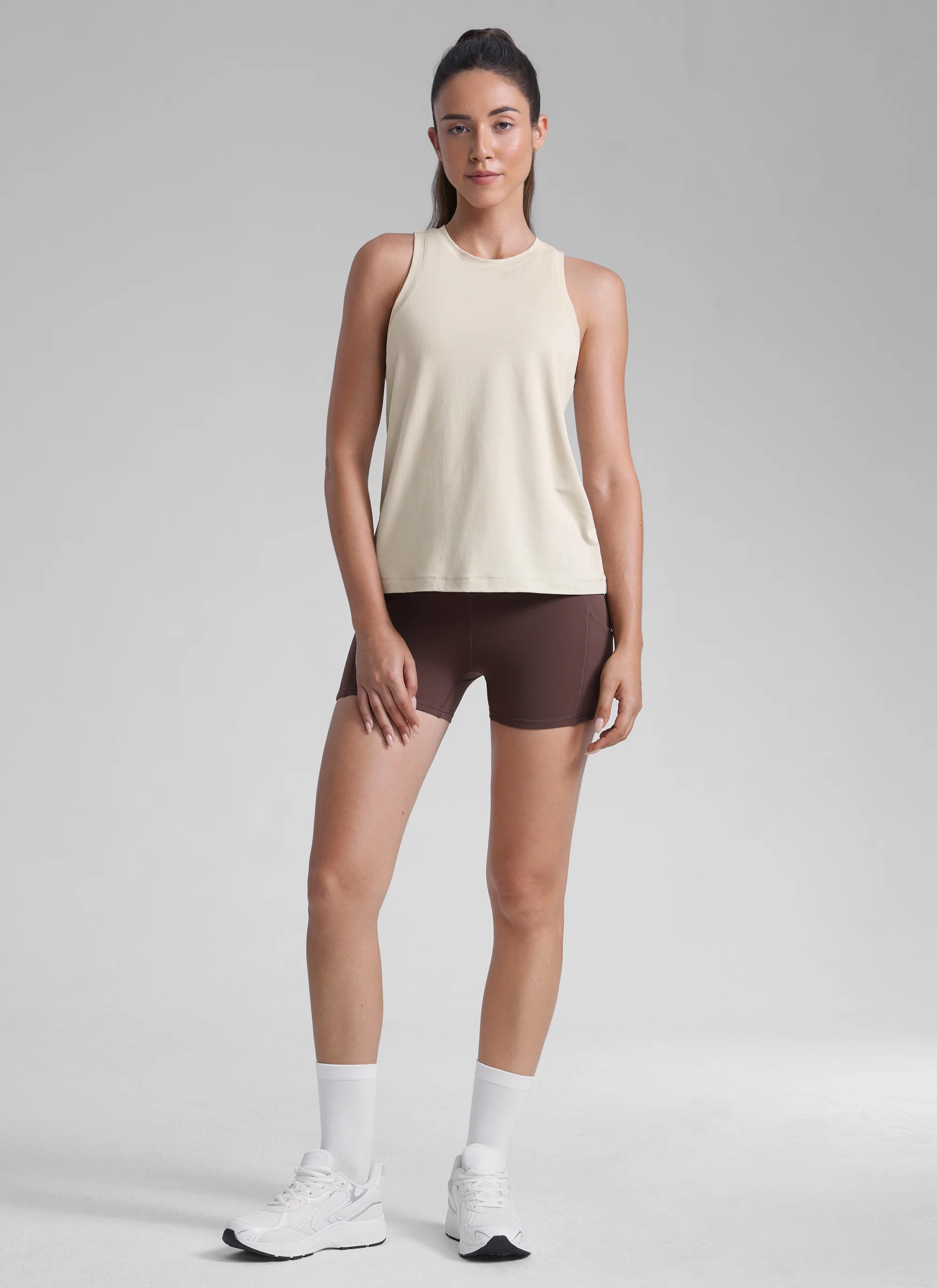 Poly Cotton-Blend Racerback Tank - Image 3