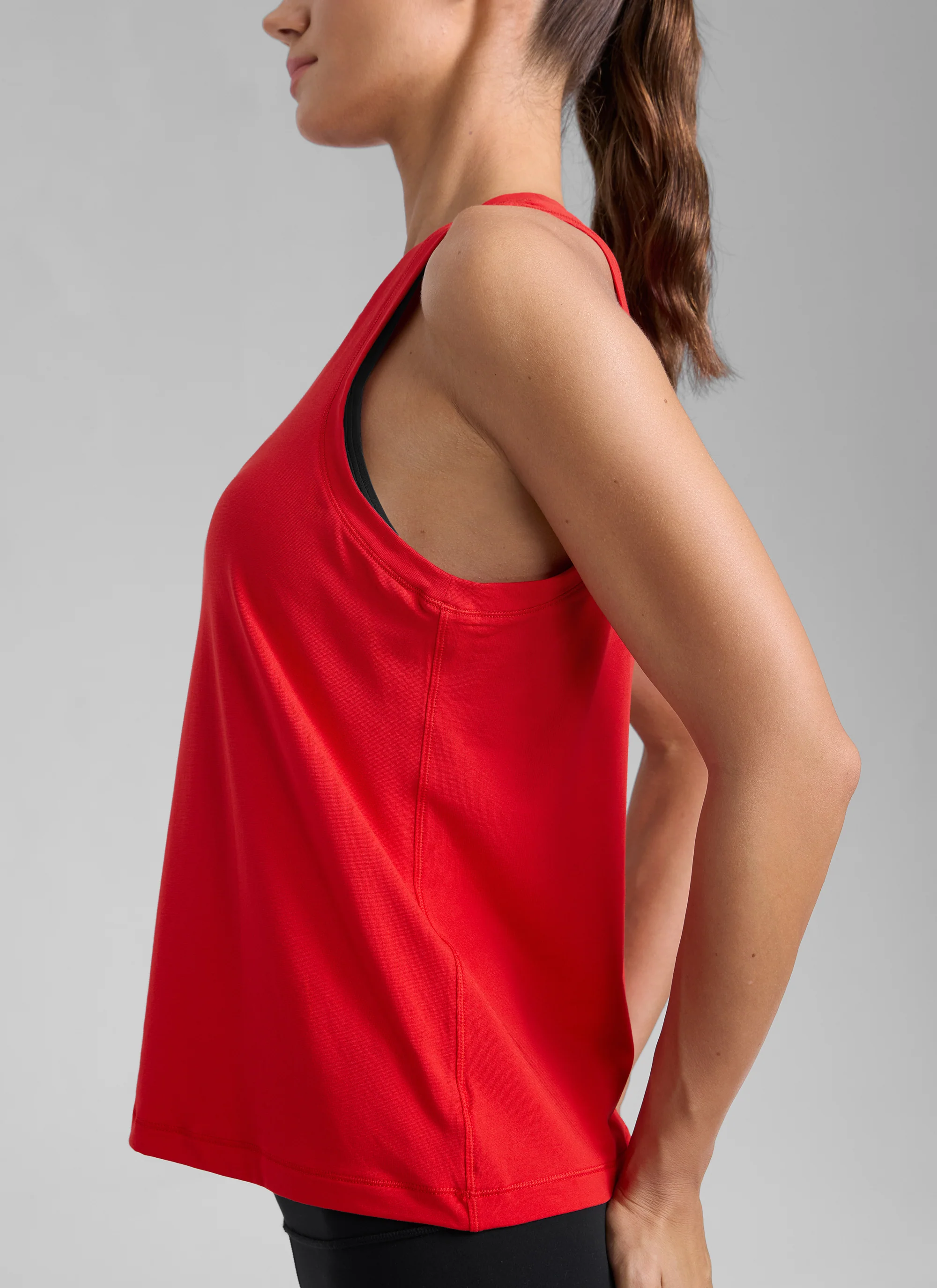 Poly Cotton-Blend Racerback Tank - Image 30