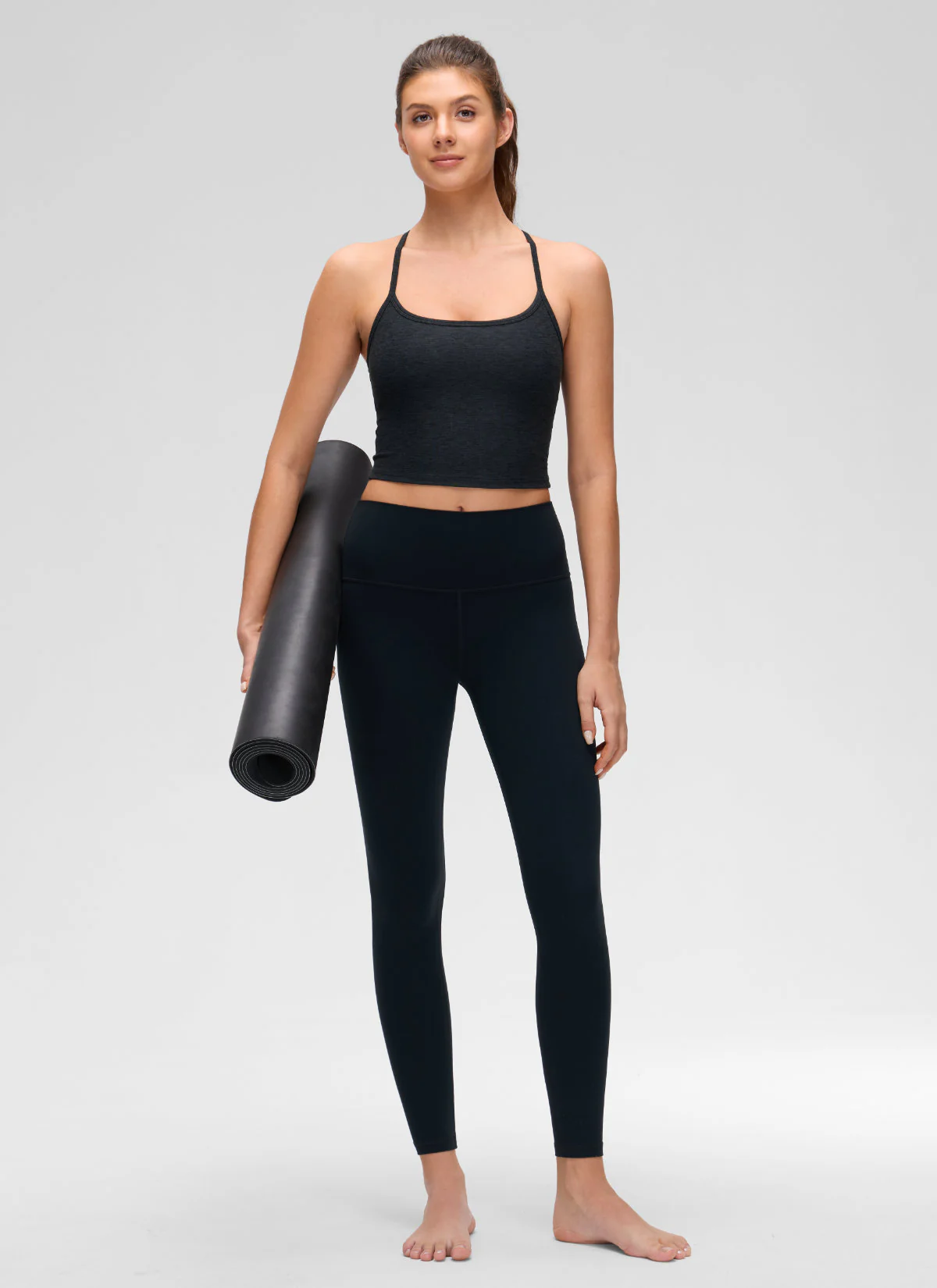 Low Cut U Neck Y Back Shelf Bra Tank - Image 13