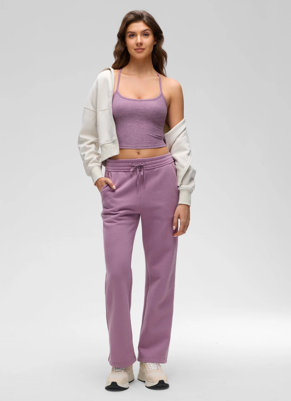 Low Cut U Neck Y Back Shelf Bra Tank - Image 21