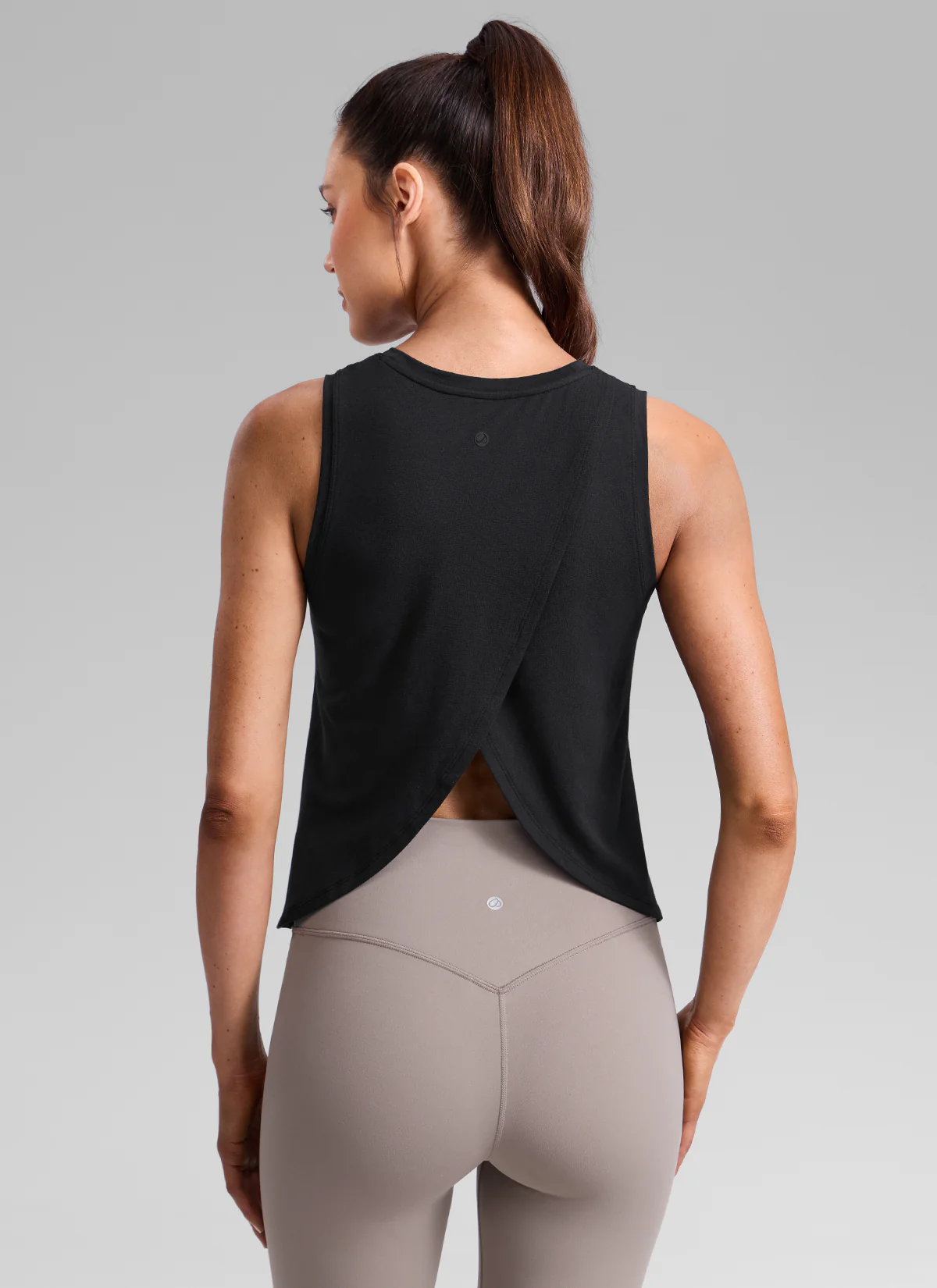 Poly Cotton-Blend Open Split Back Tank - Image 18