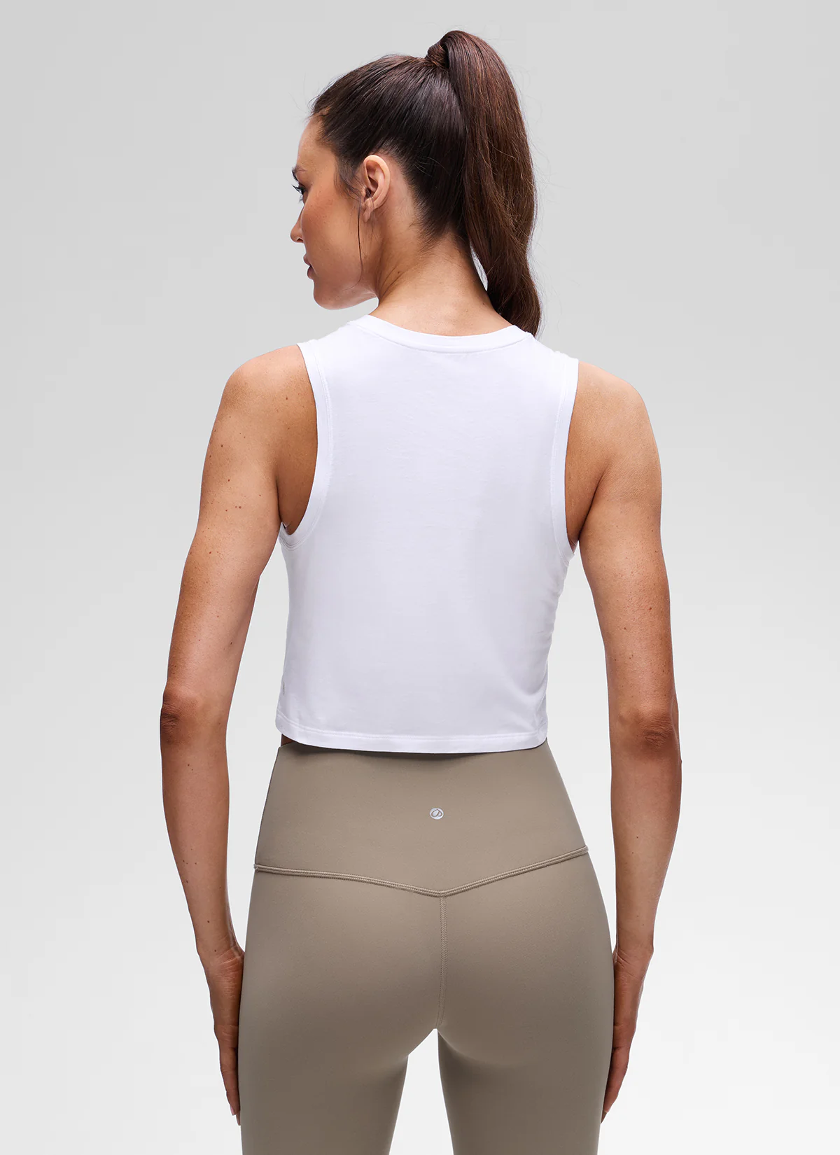 Pima Cotton Crewneck Crop Tank - Image 18