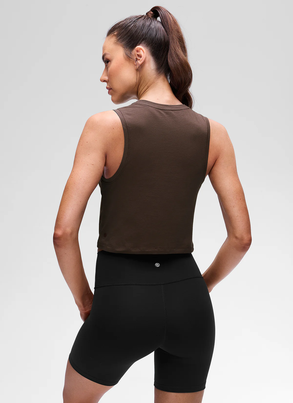 Pima Cotton Crewneck Crop Tank - Image 26