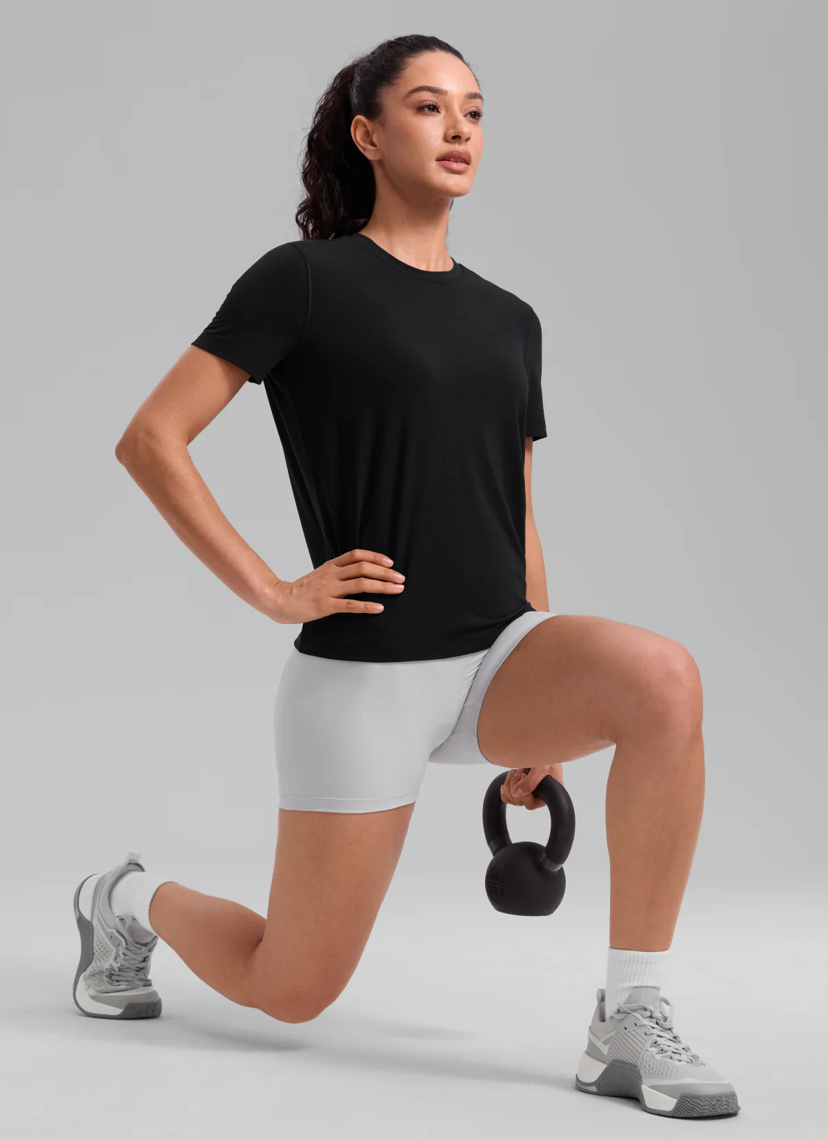 Quick Dry Crewneck Hip Length Short Sleeve - Image 11