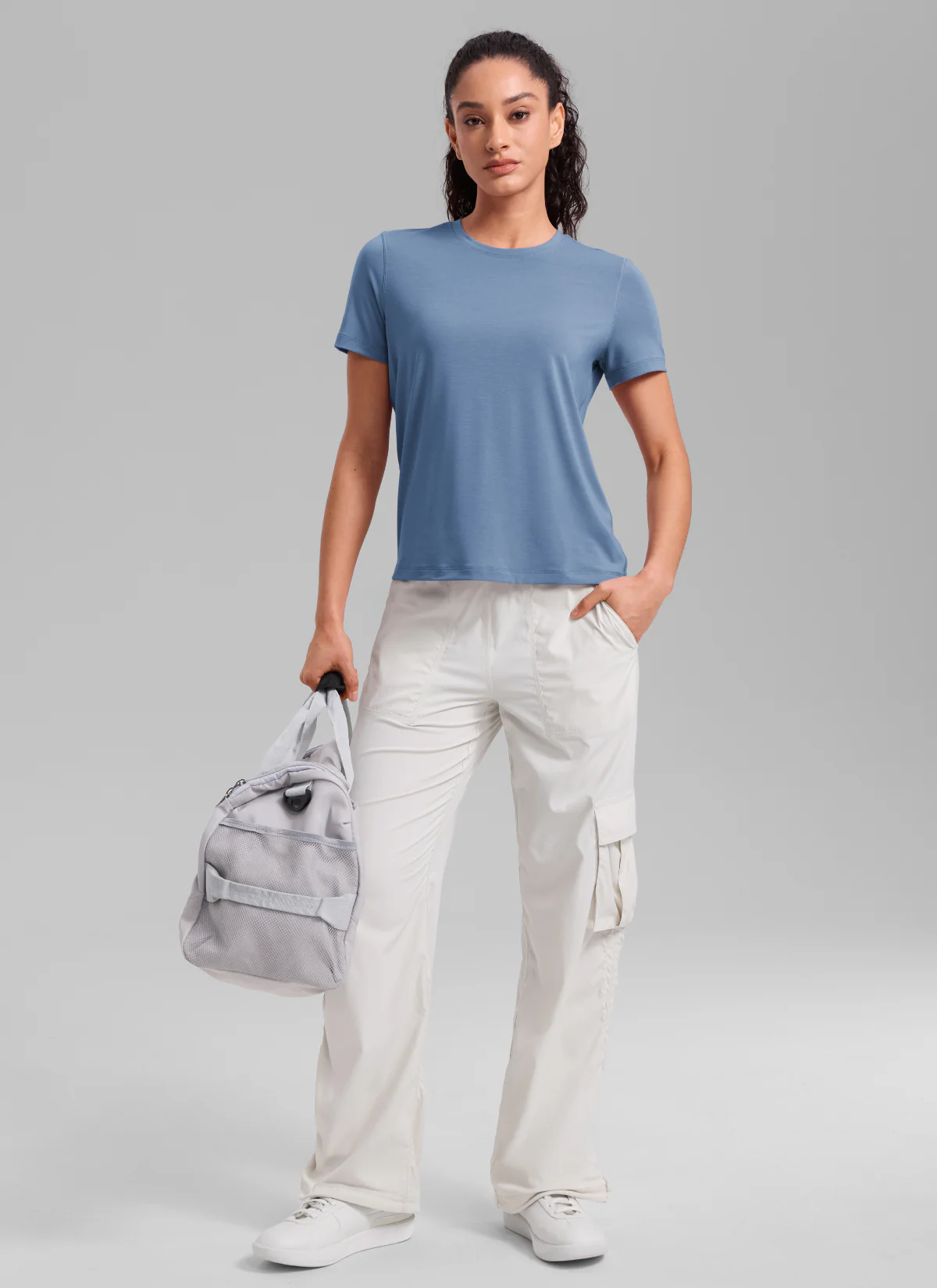 Quick Dry Crewneck Hip Length Short Sleeve - Image 15
