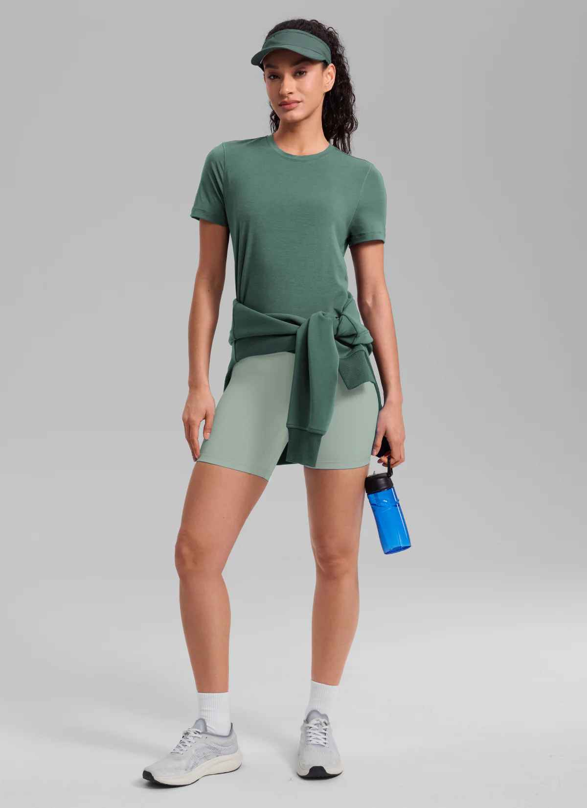 Quick Dry Crewneck Hip Length Short Sleeve - Image 3