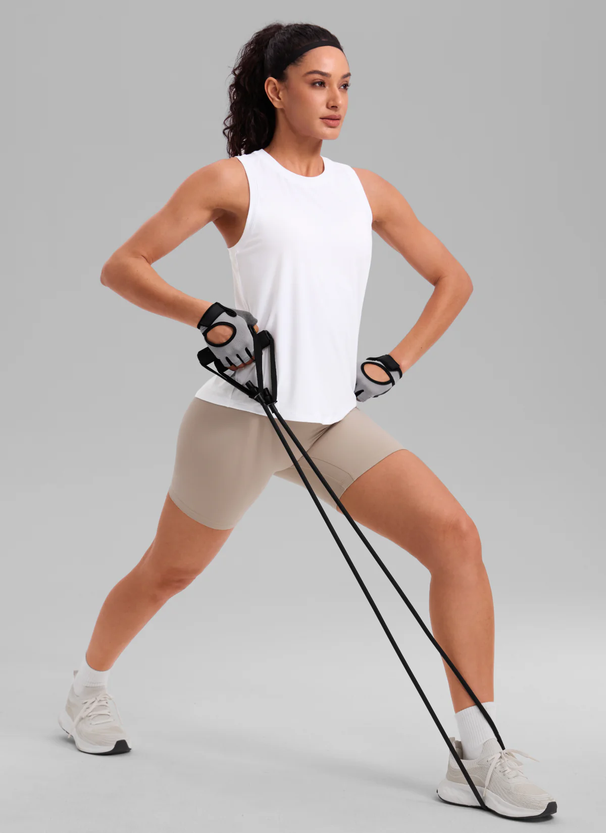 Quick Dry Racerback Hip Length Tank - Image 15