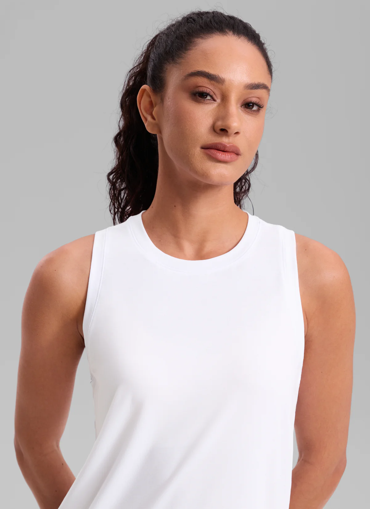 Quick Dry Racerback Hip Length Tank - Image 16