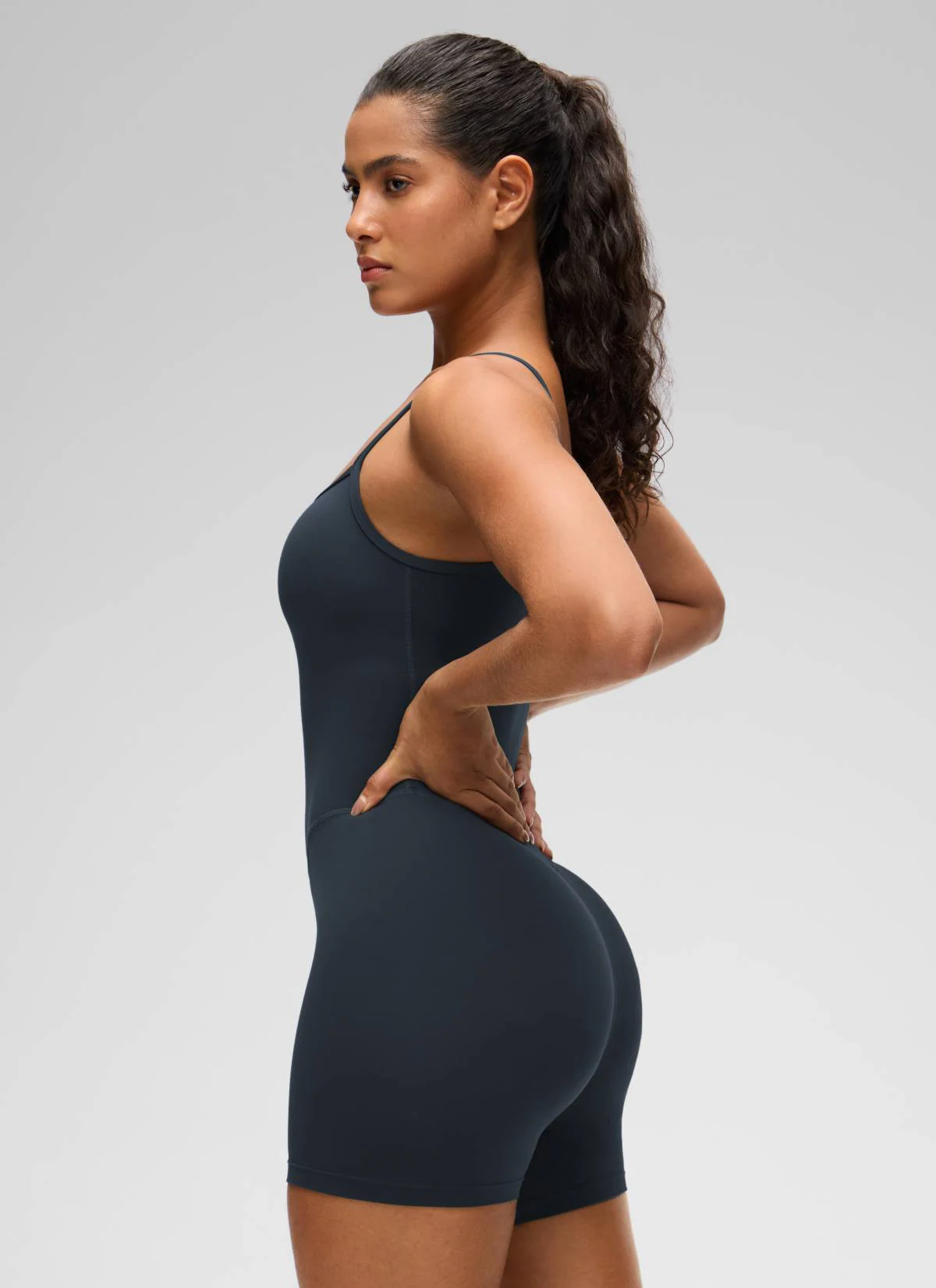 Butterluxe Thin Strap Shorts Bodysuit 4'' - Image 17